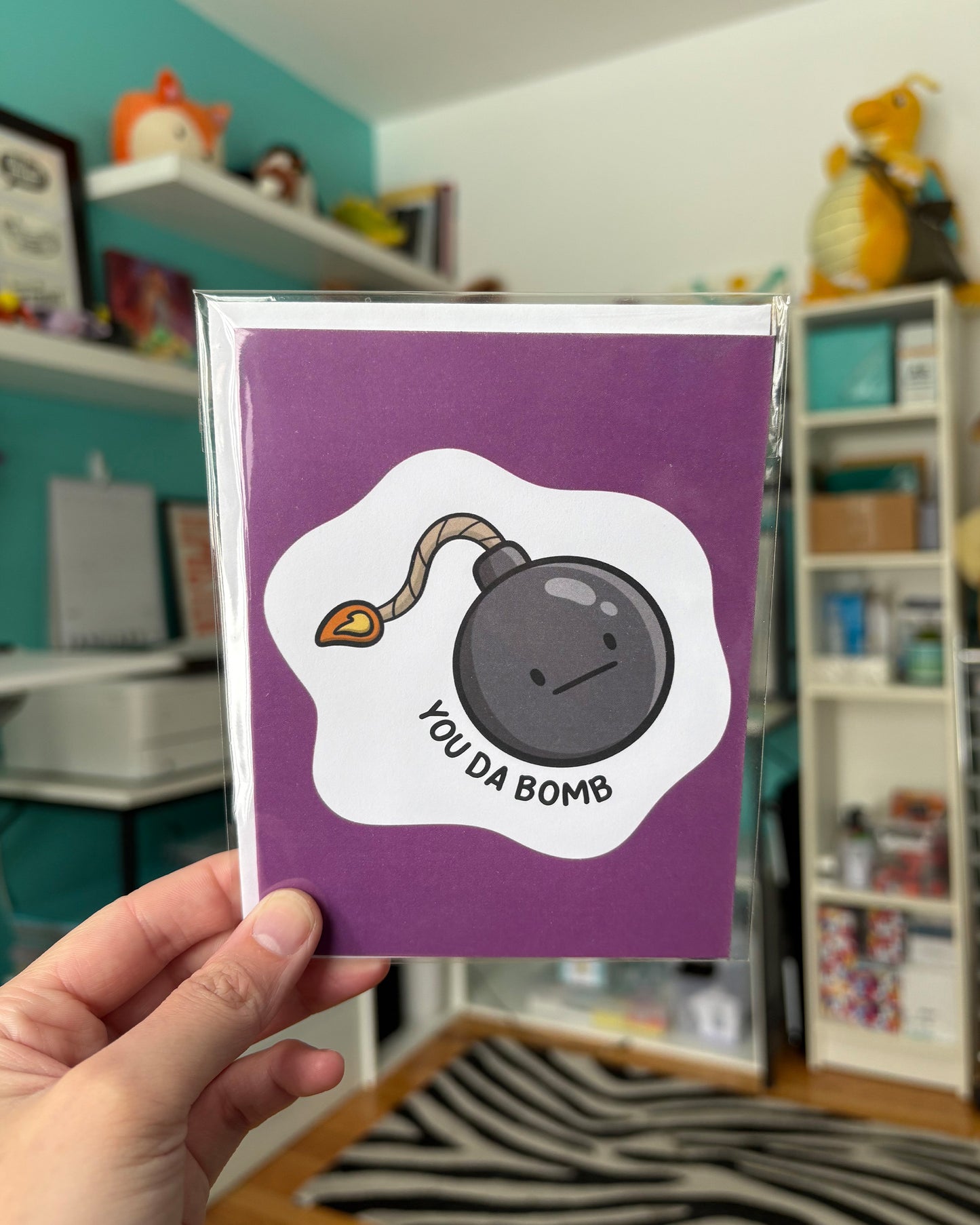 You Da Bomb Squiggle Greeting Card