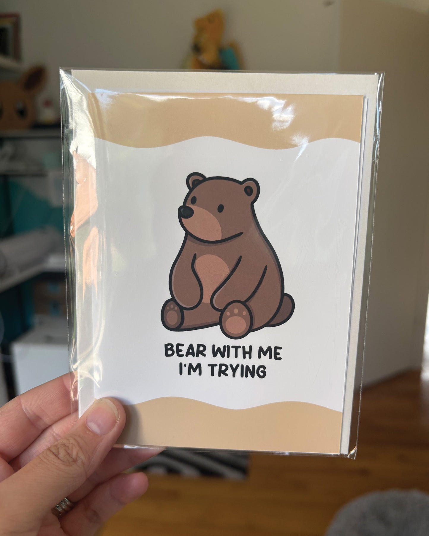 Bear With Me Greeting Card