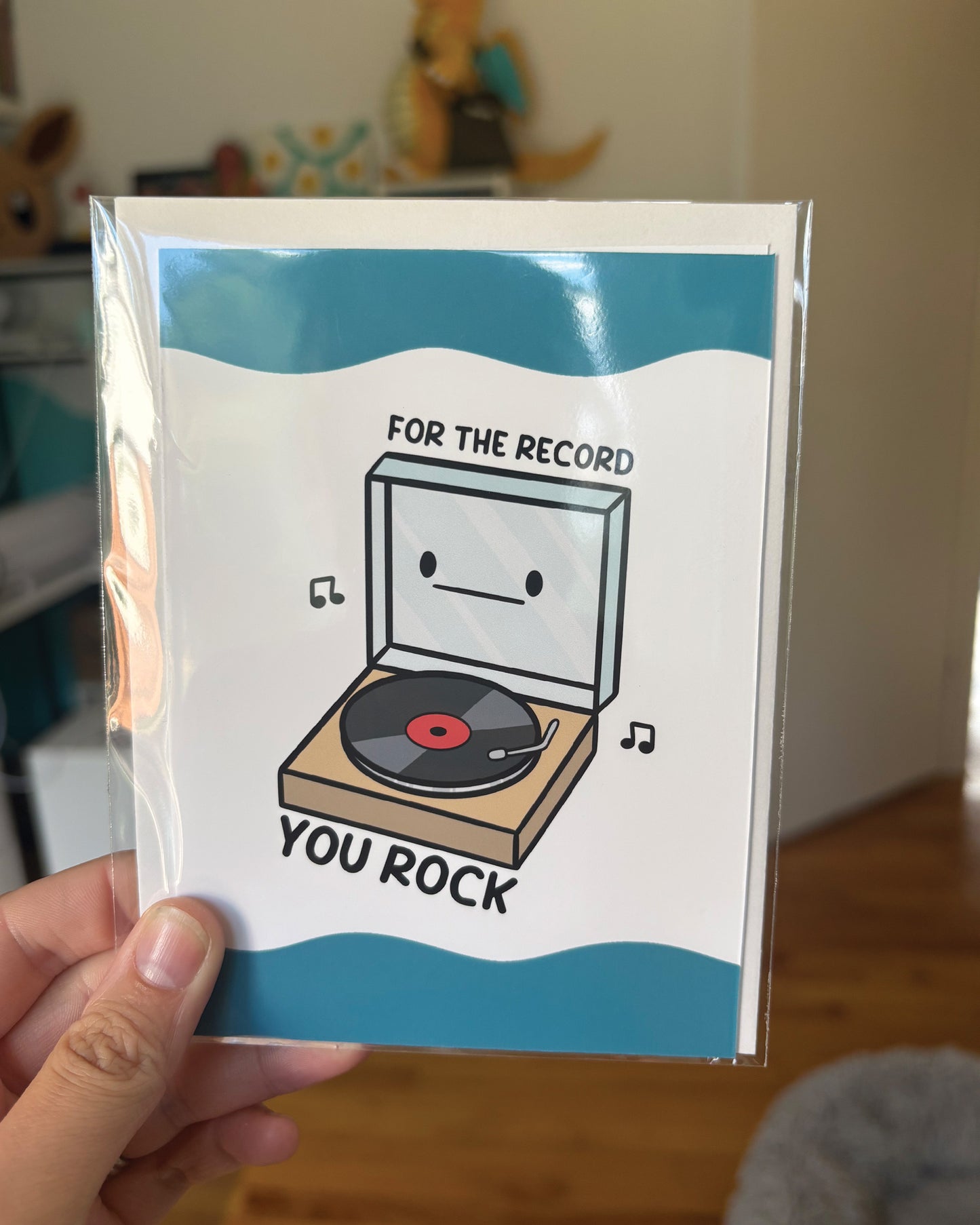 For the Record You Rock Greeting Card