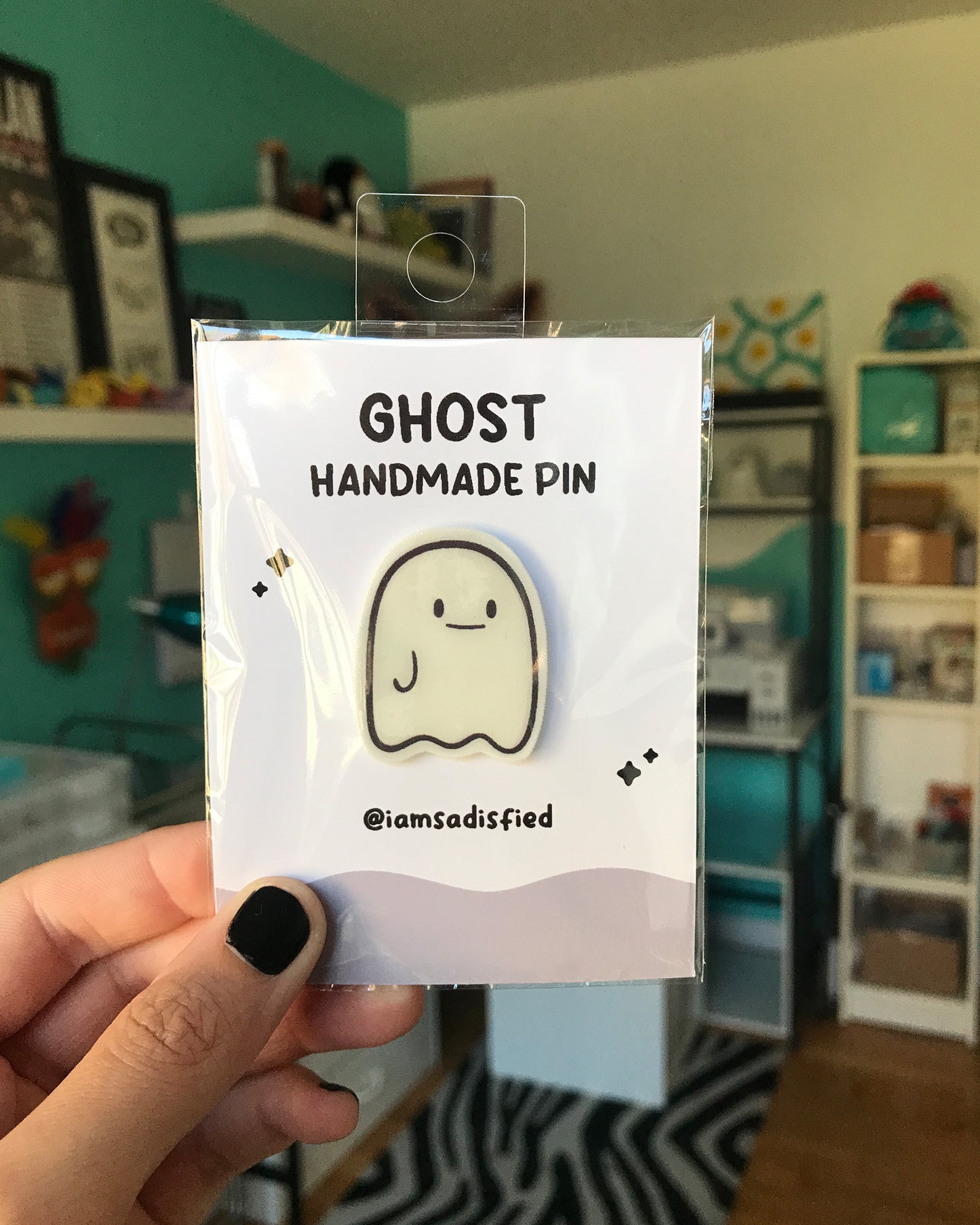 Ghost Handmade Pin