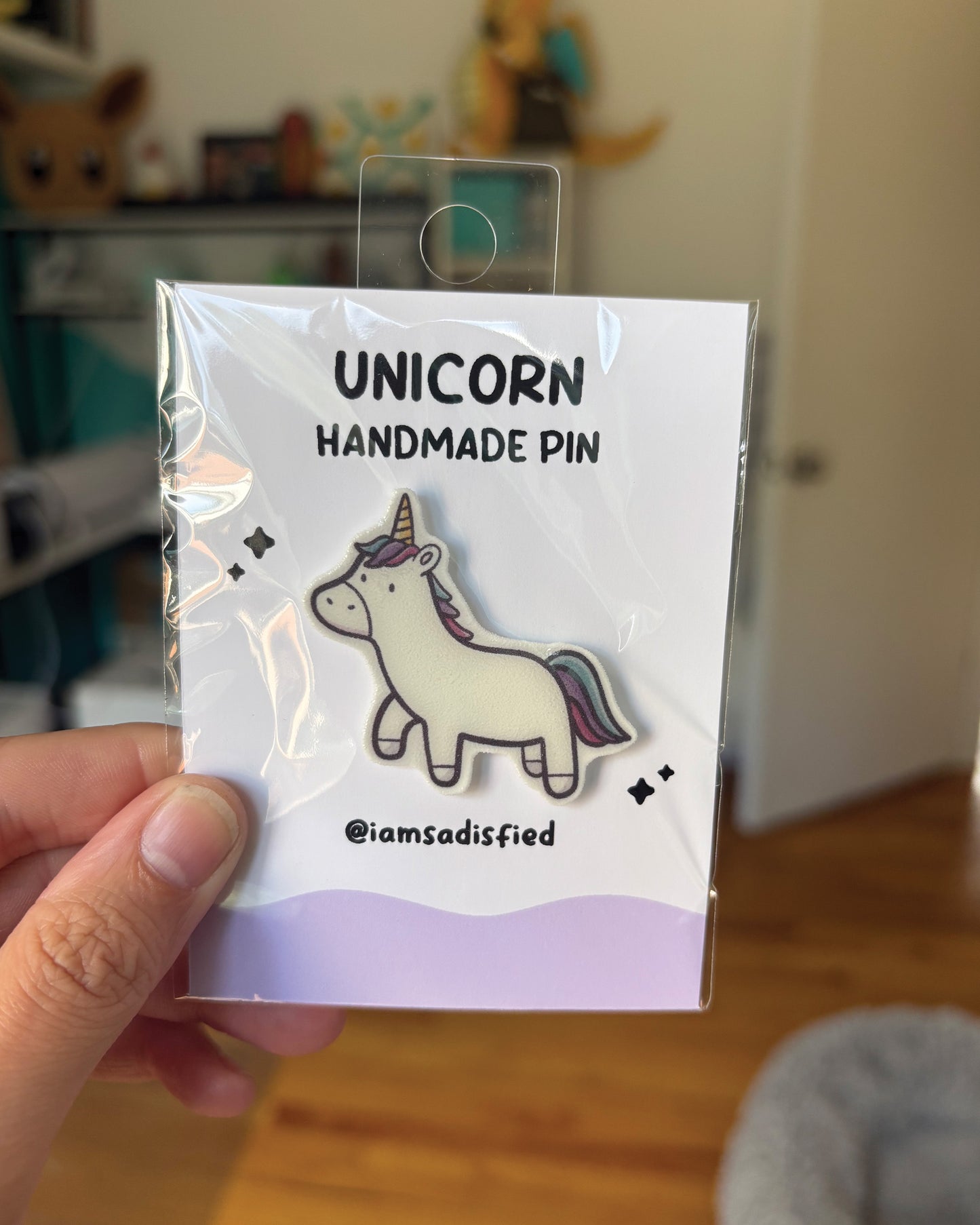 Unicorn Handmade Pin
