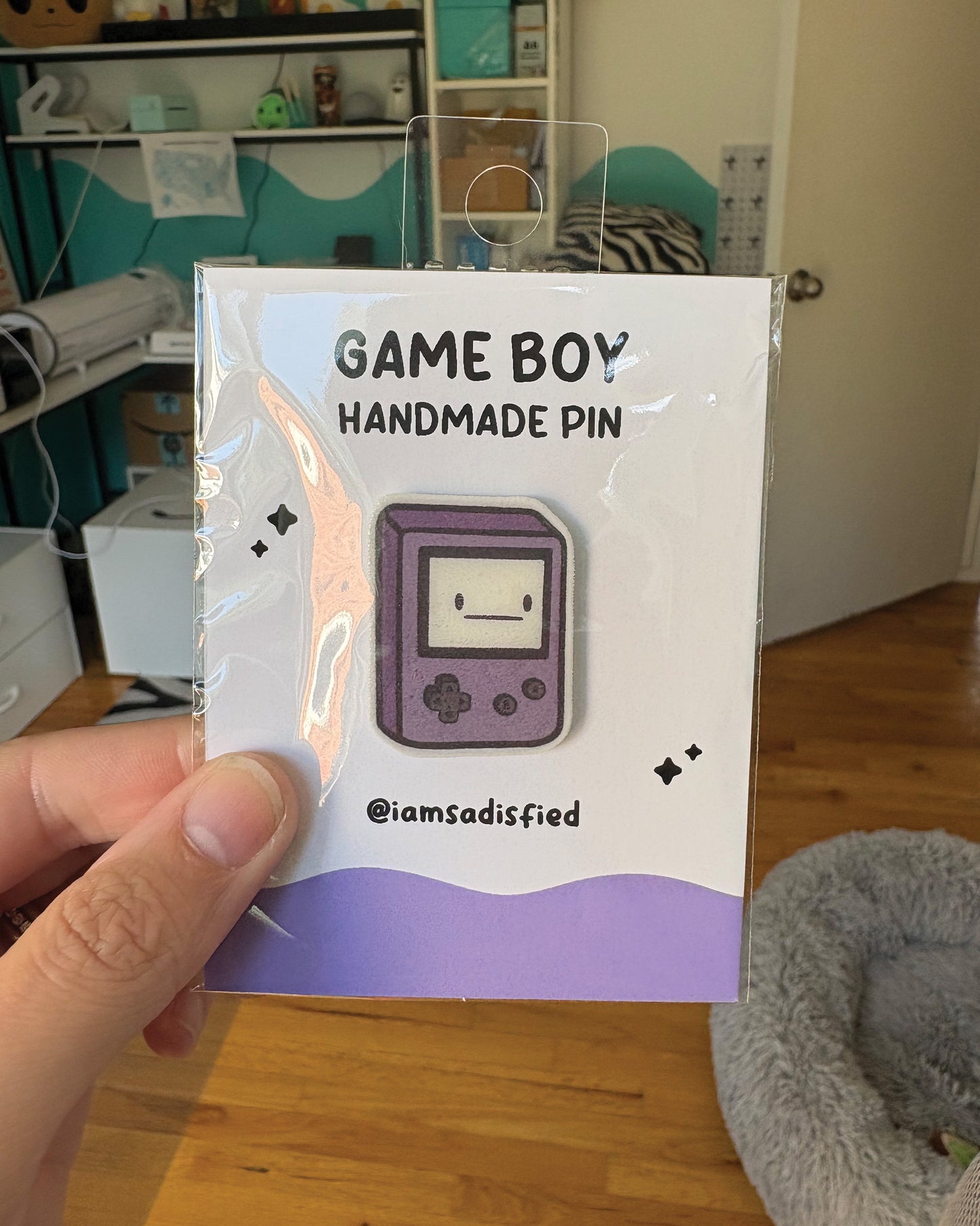 Handheld Game Console Color Handmade Pin