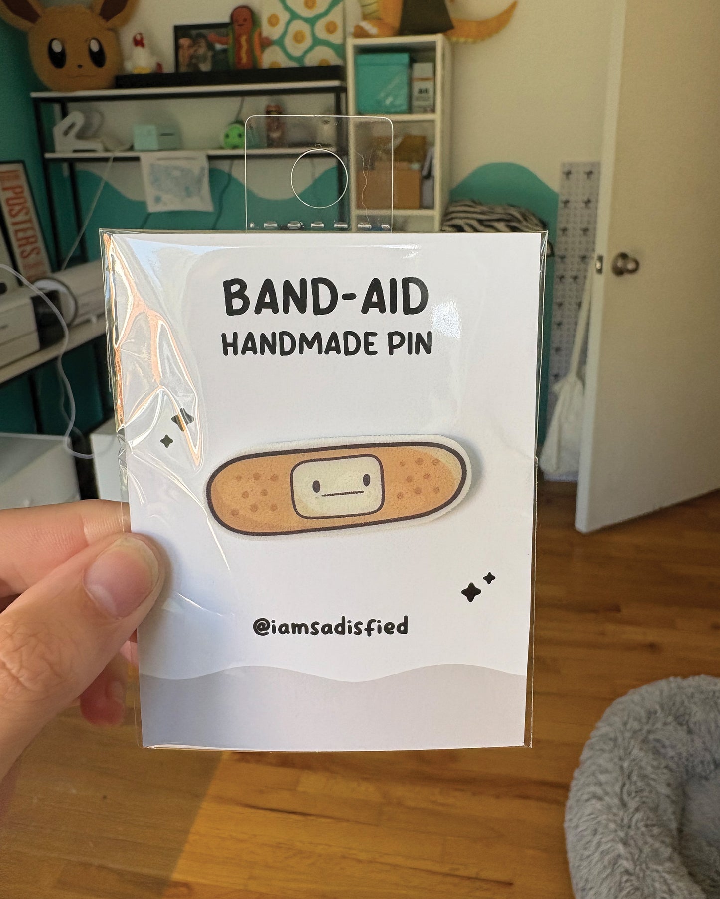 Band Aid Handmade Pin
