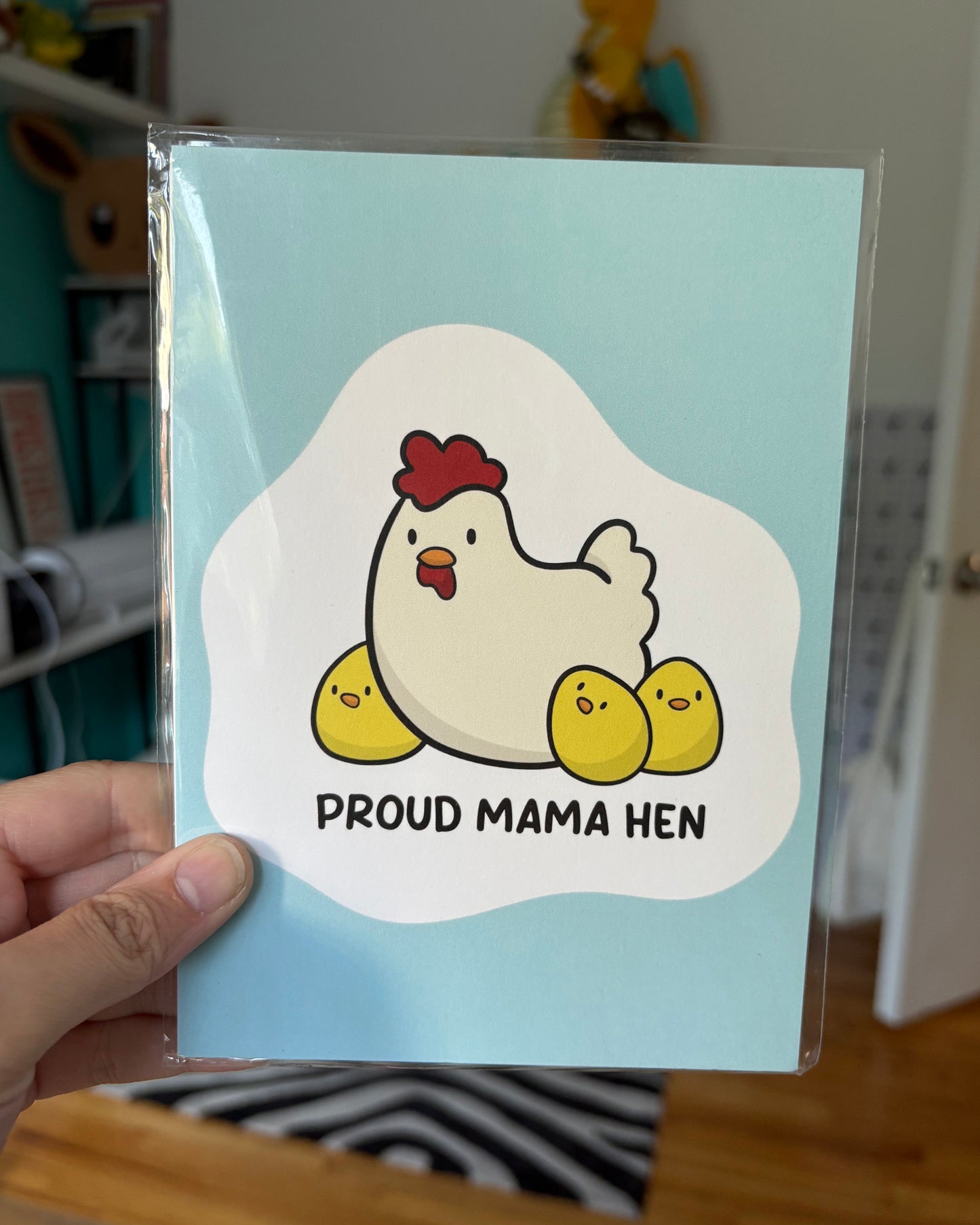 Proud Mama Hen 5x7 Print