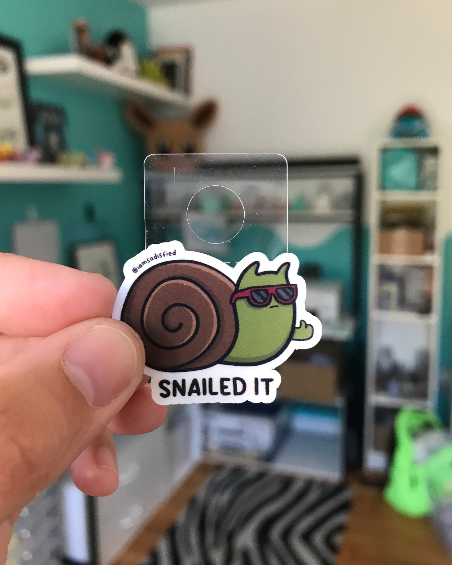 Snailed It Mini Sticker
