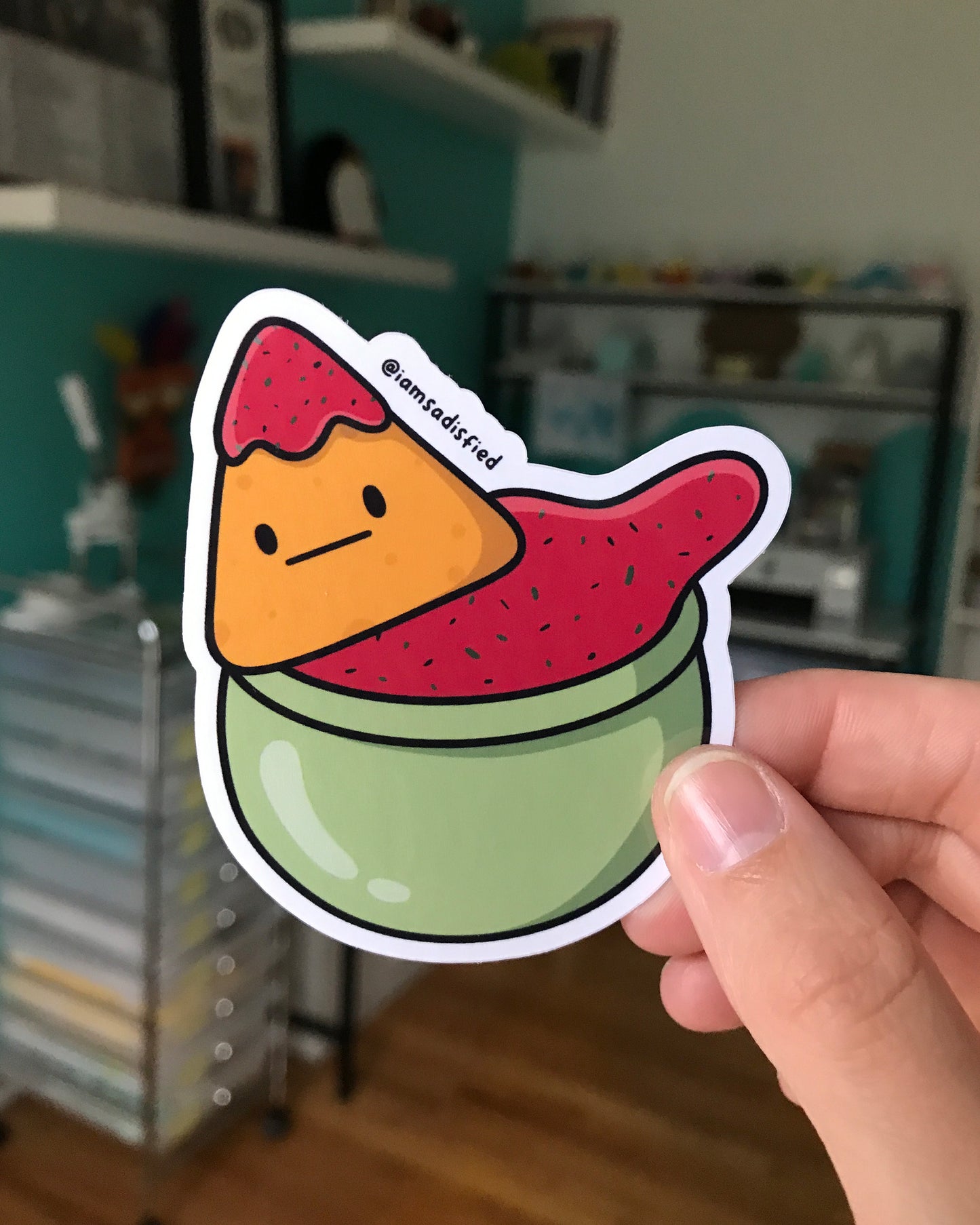 Nacho and Salsa Sticker