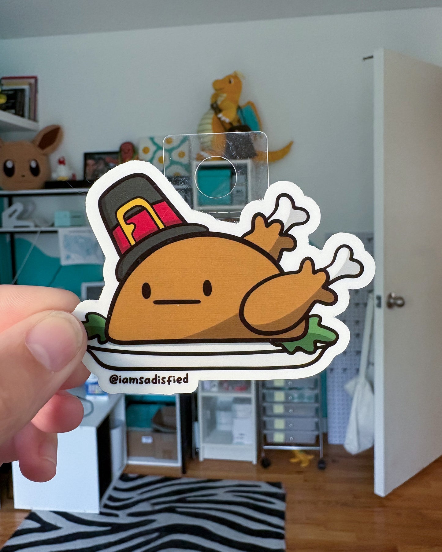 Turkey Pilgrim Sticker