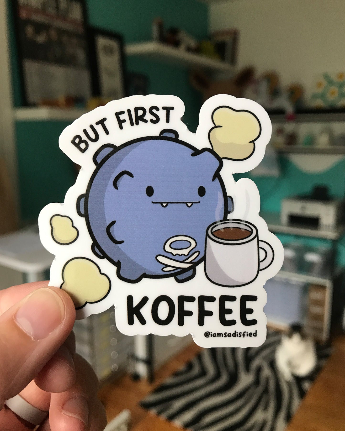 But First Koffee Sticker