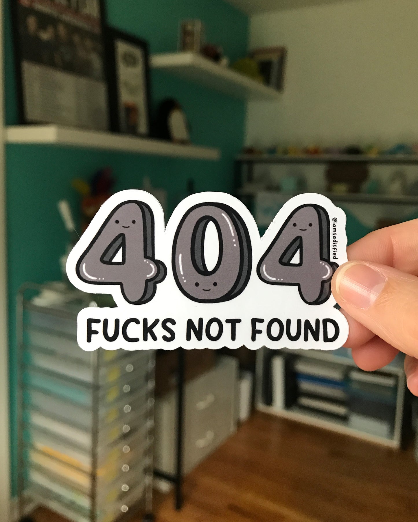 Fucks Not Found Sticker