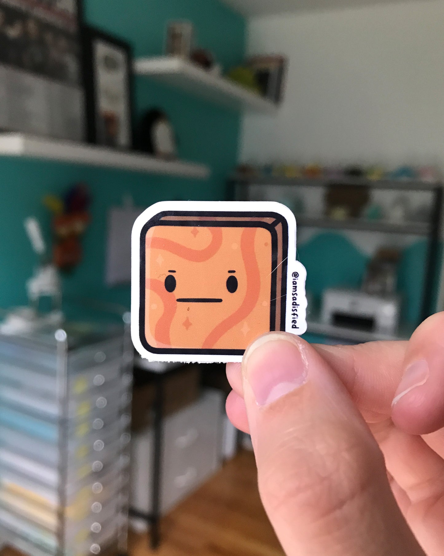Cinnamon Toast Cereal Mini Sticker