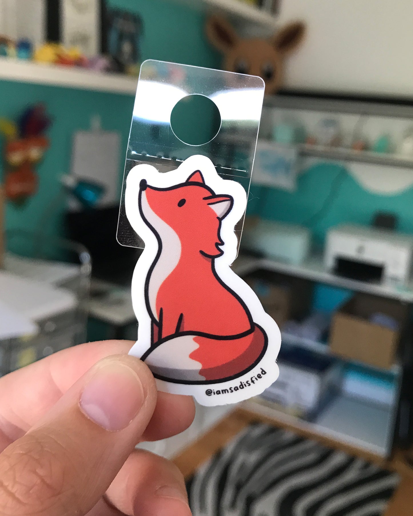 Fox Mini Sticker