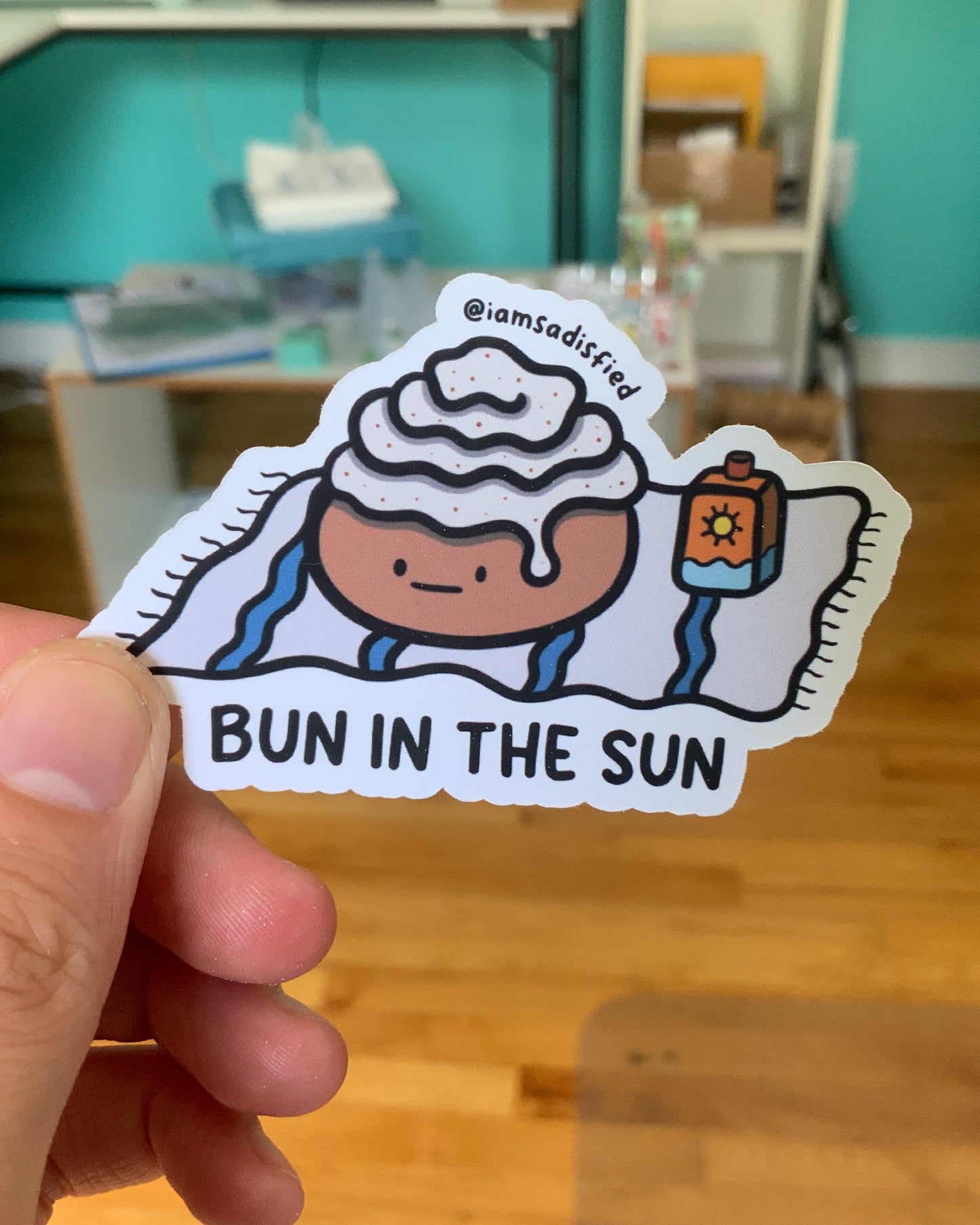 Bun In the Sun Sticker