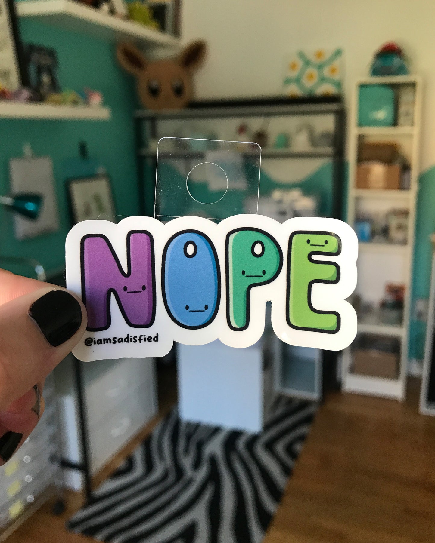 NOPE Sticker