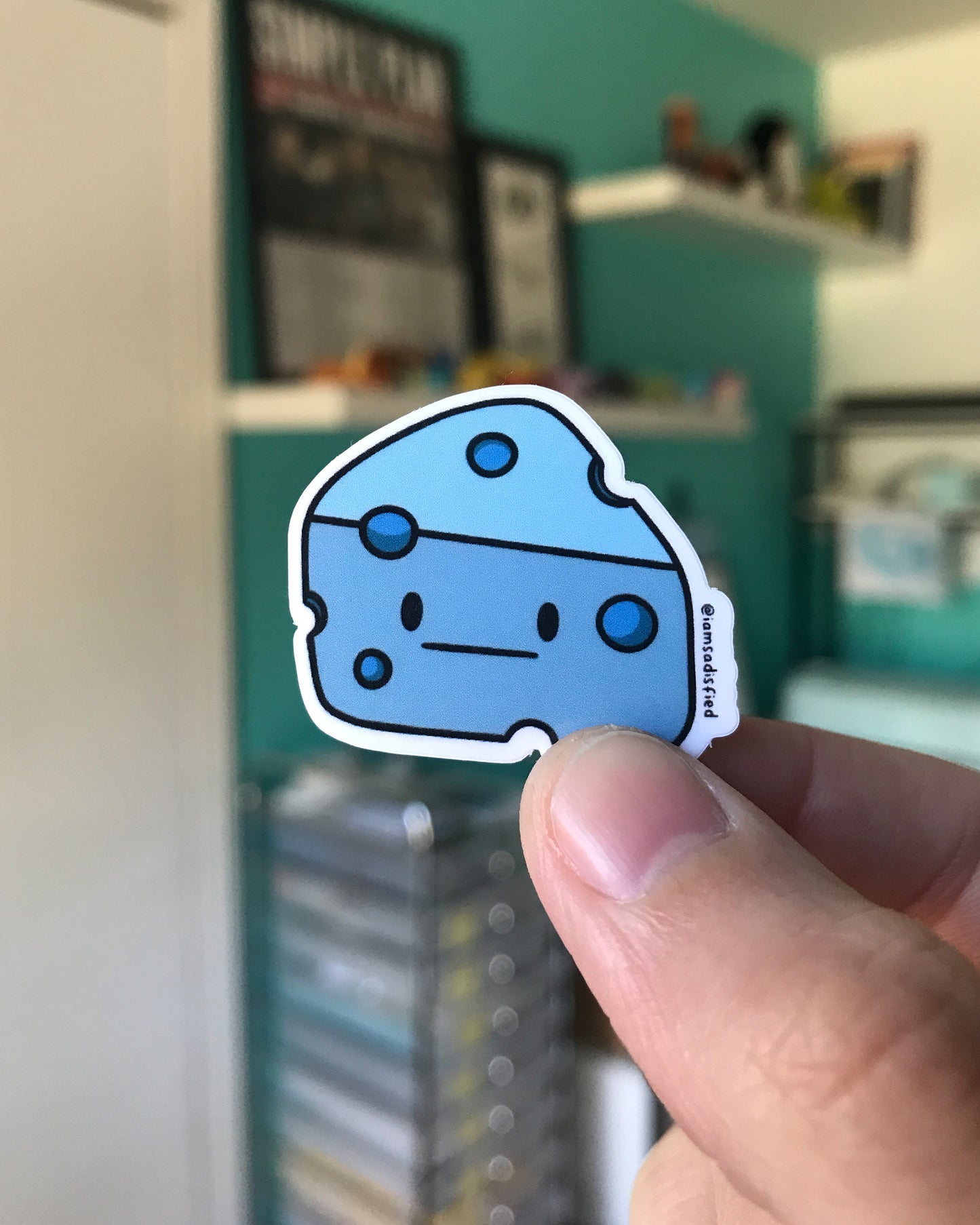 Blue Cheese Mini Sticker