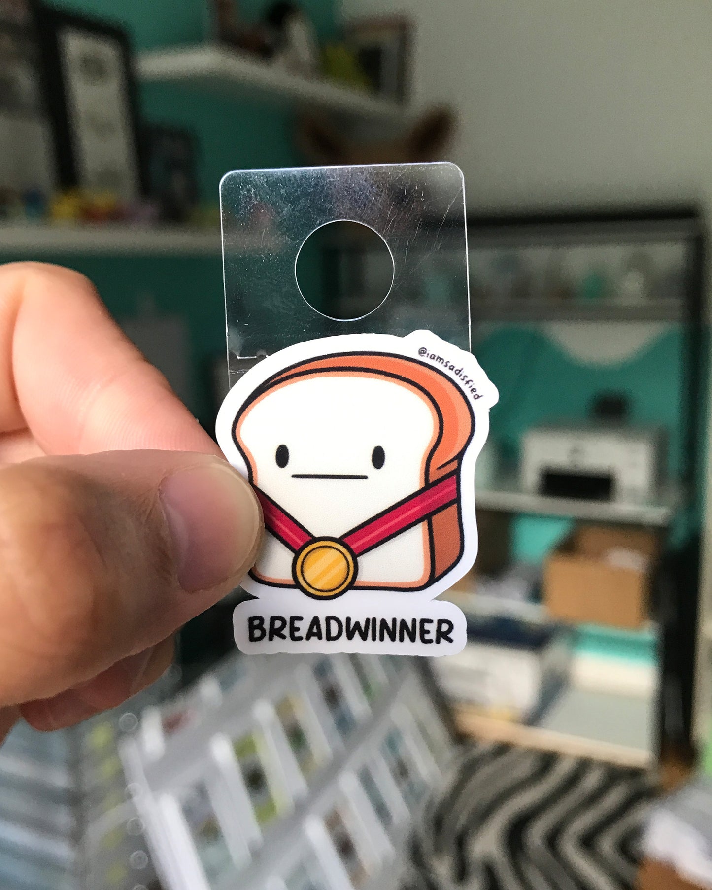 Breadwinner Mini Sticker