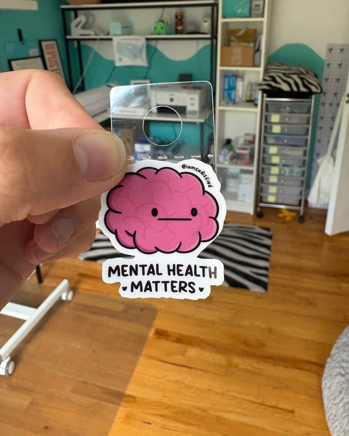 Mental Health Matters Mini Sticker