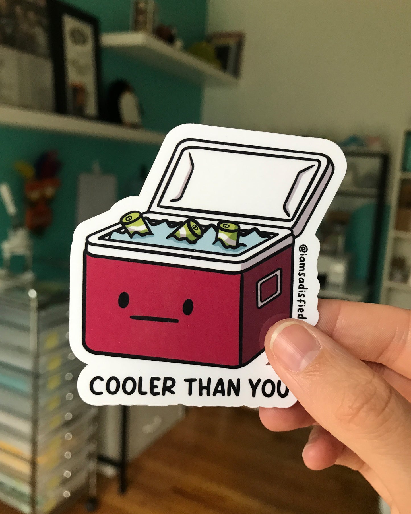 Cooler Than You Sticker