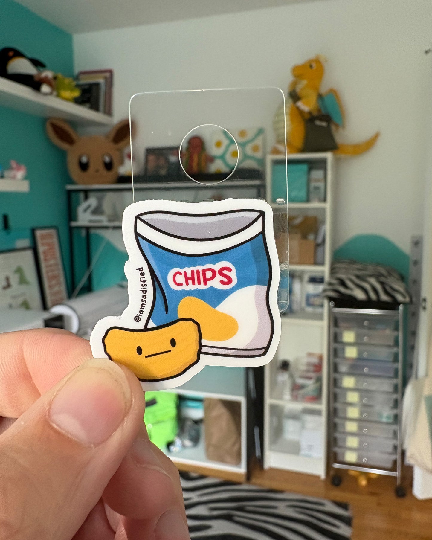 Chips Mini Sticker