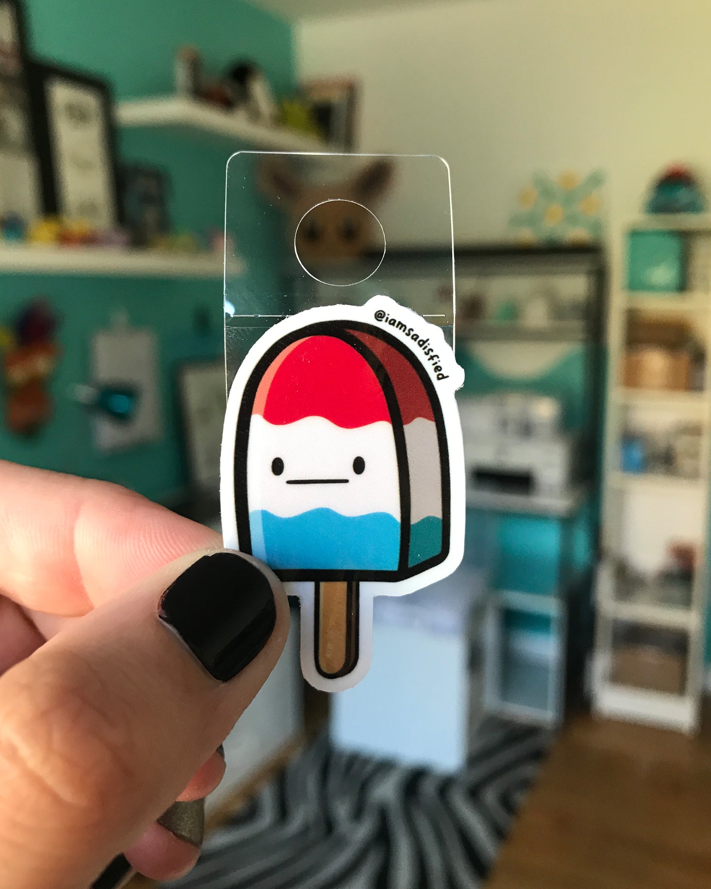 Firework Popsicle Mini Sticker