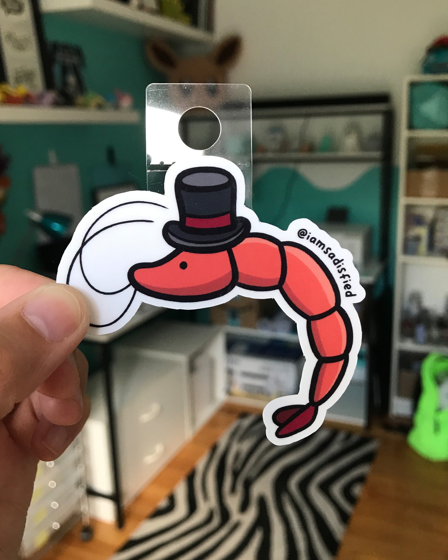 Fancy Shrimp Sticker