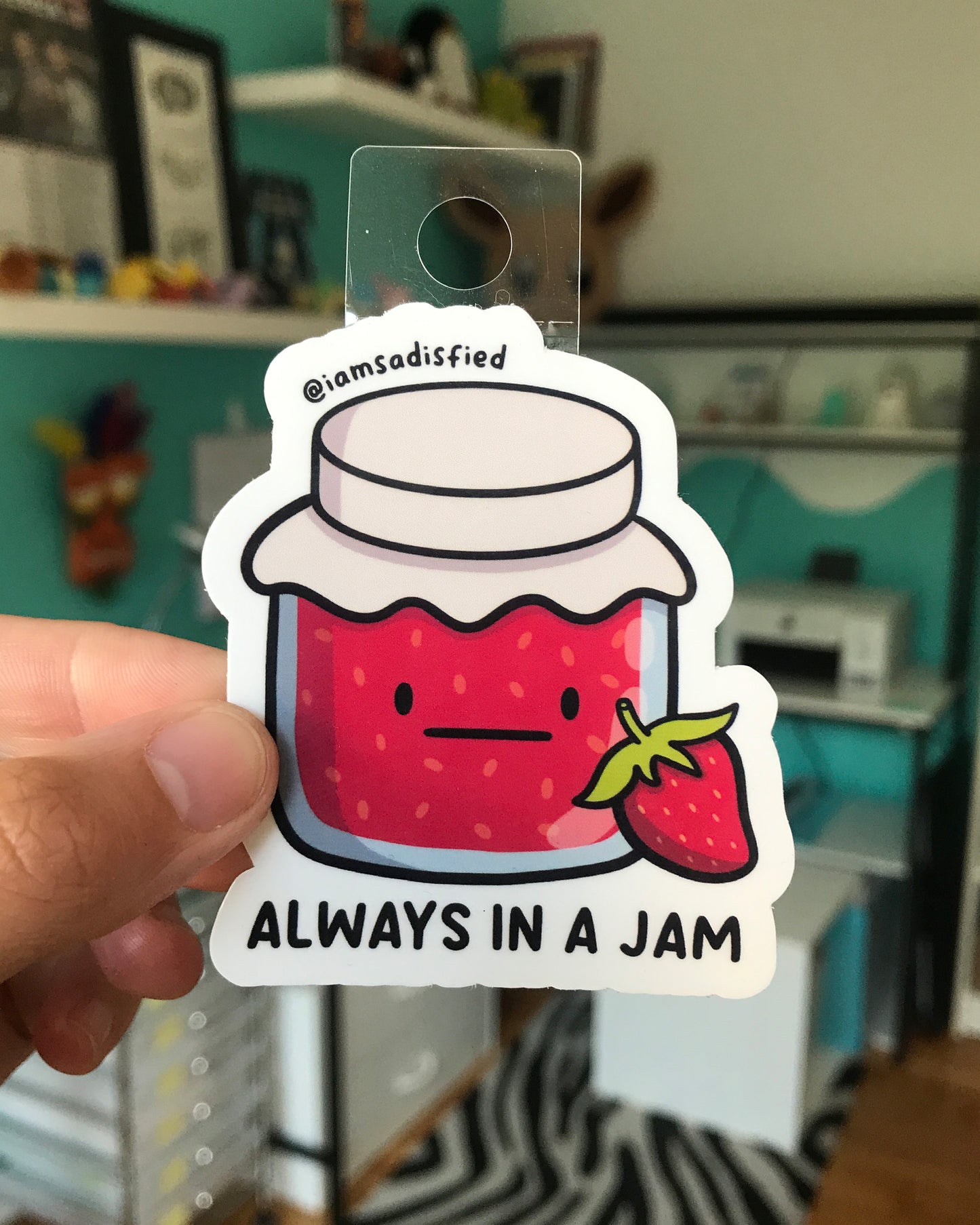 Always In a Jam Sticker