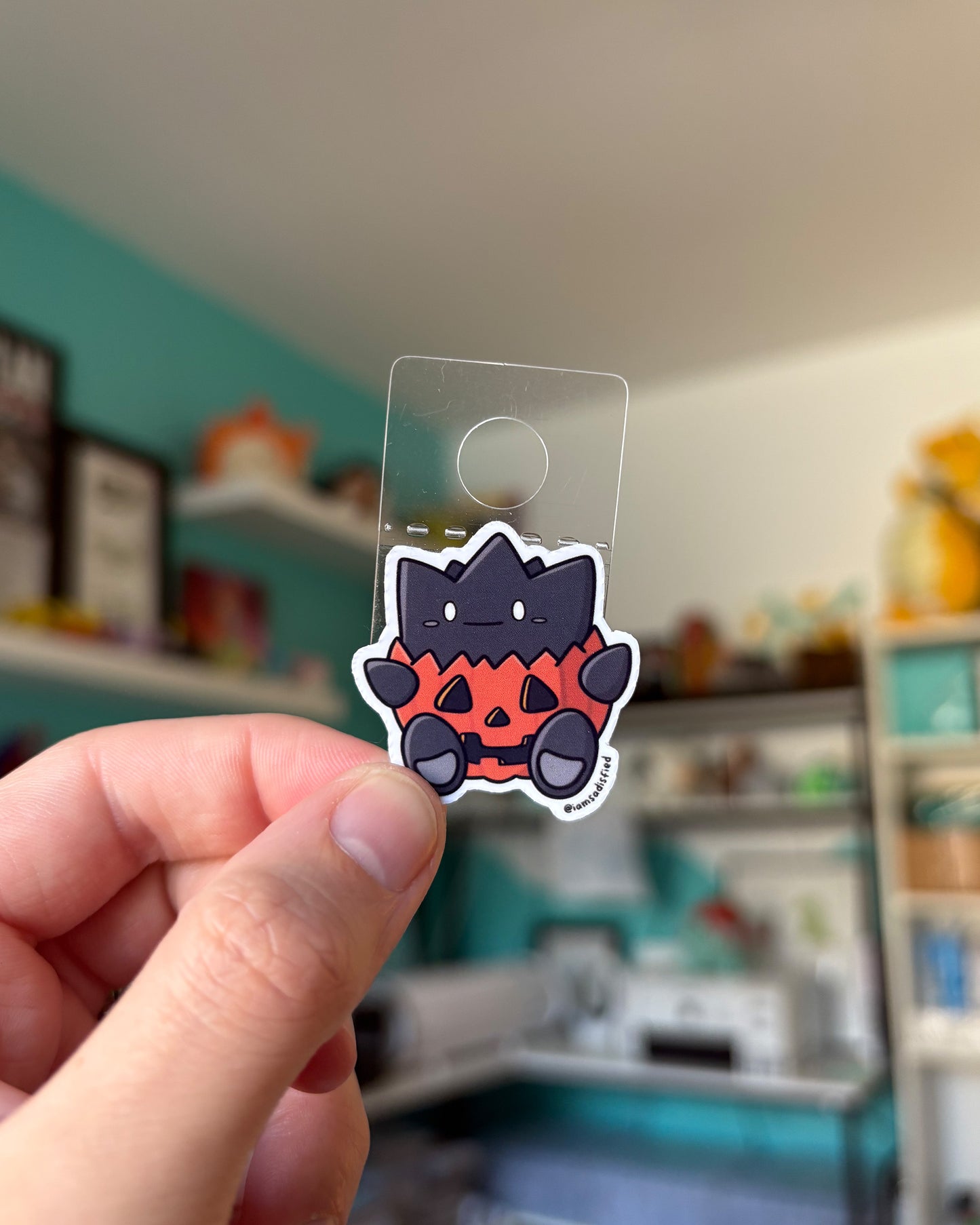 Pumpkin Togepi Mini Sticker