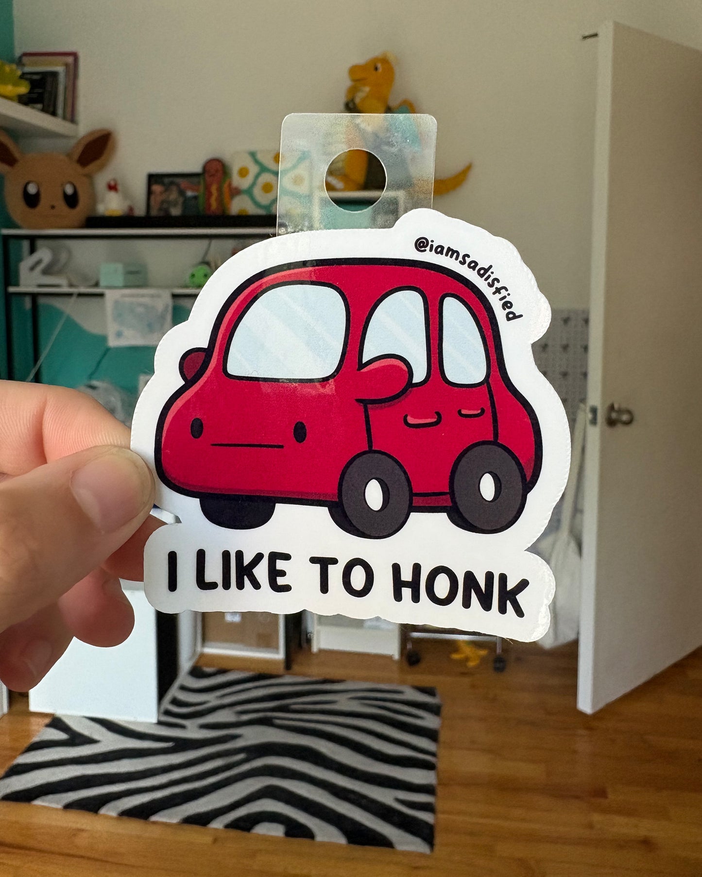 I Like to Honk Sticker