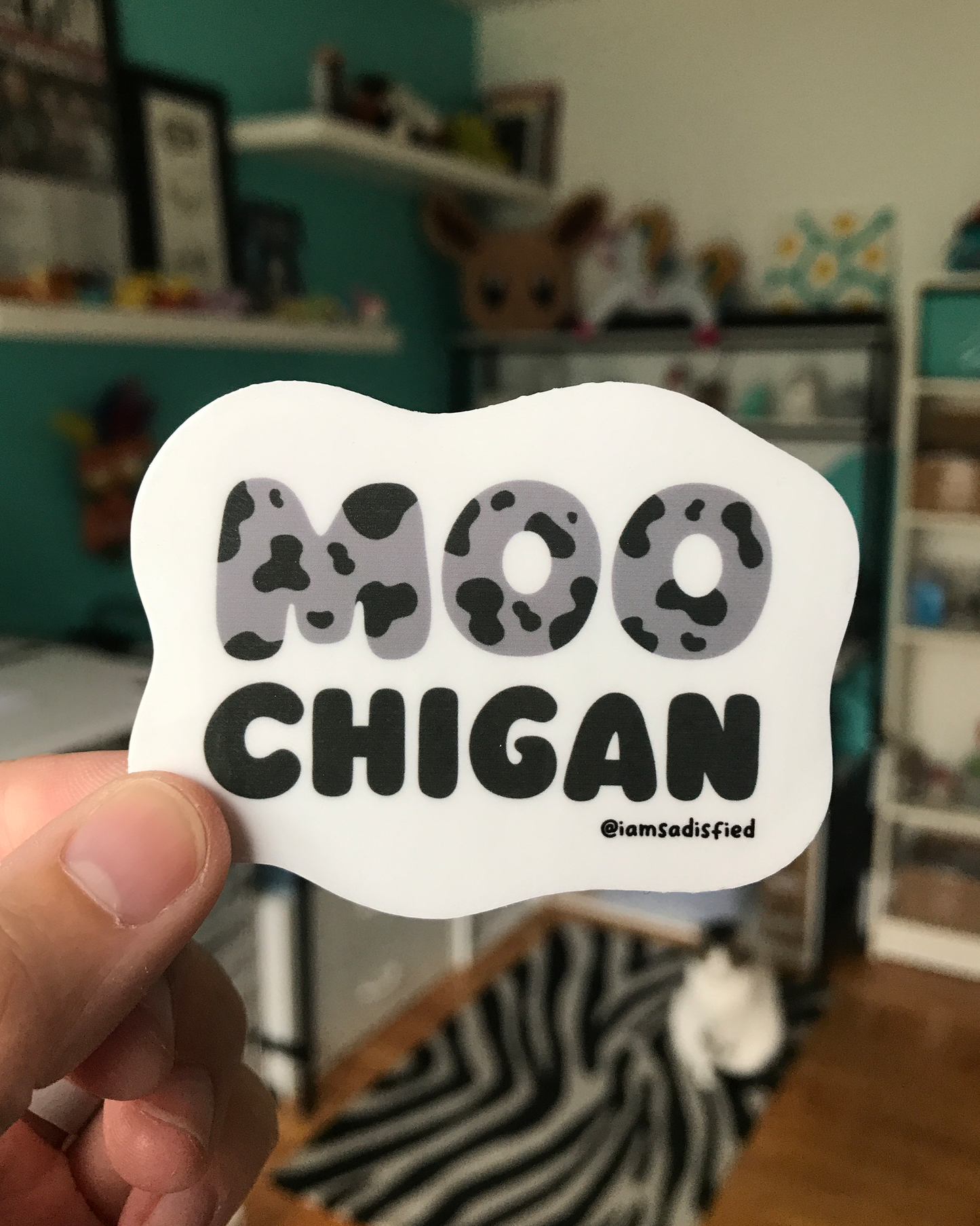 Moochigan Sticker