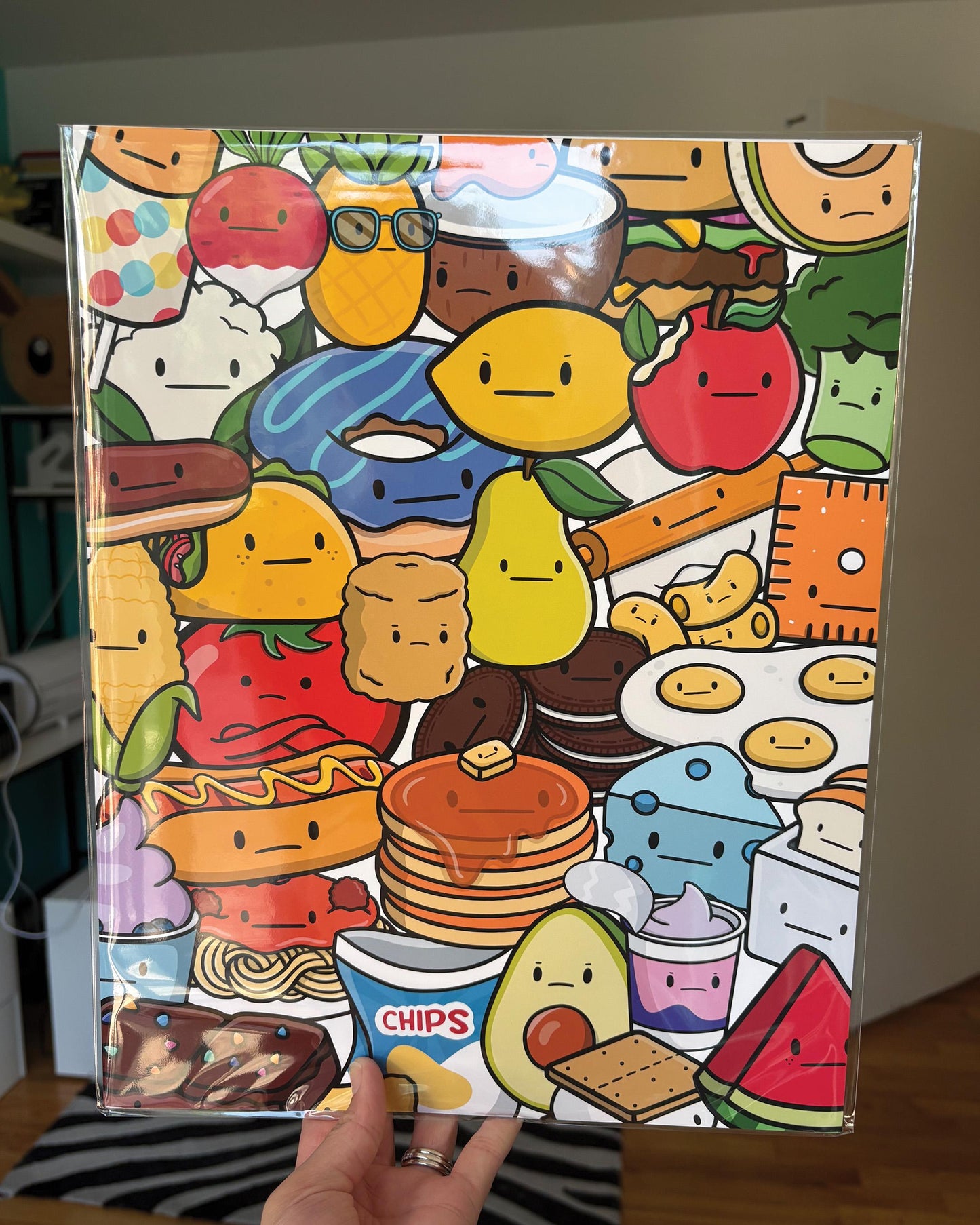 Food All Over 11x14 Print