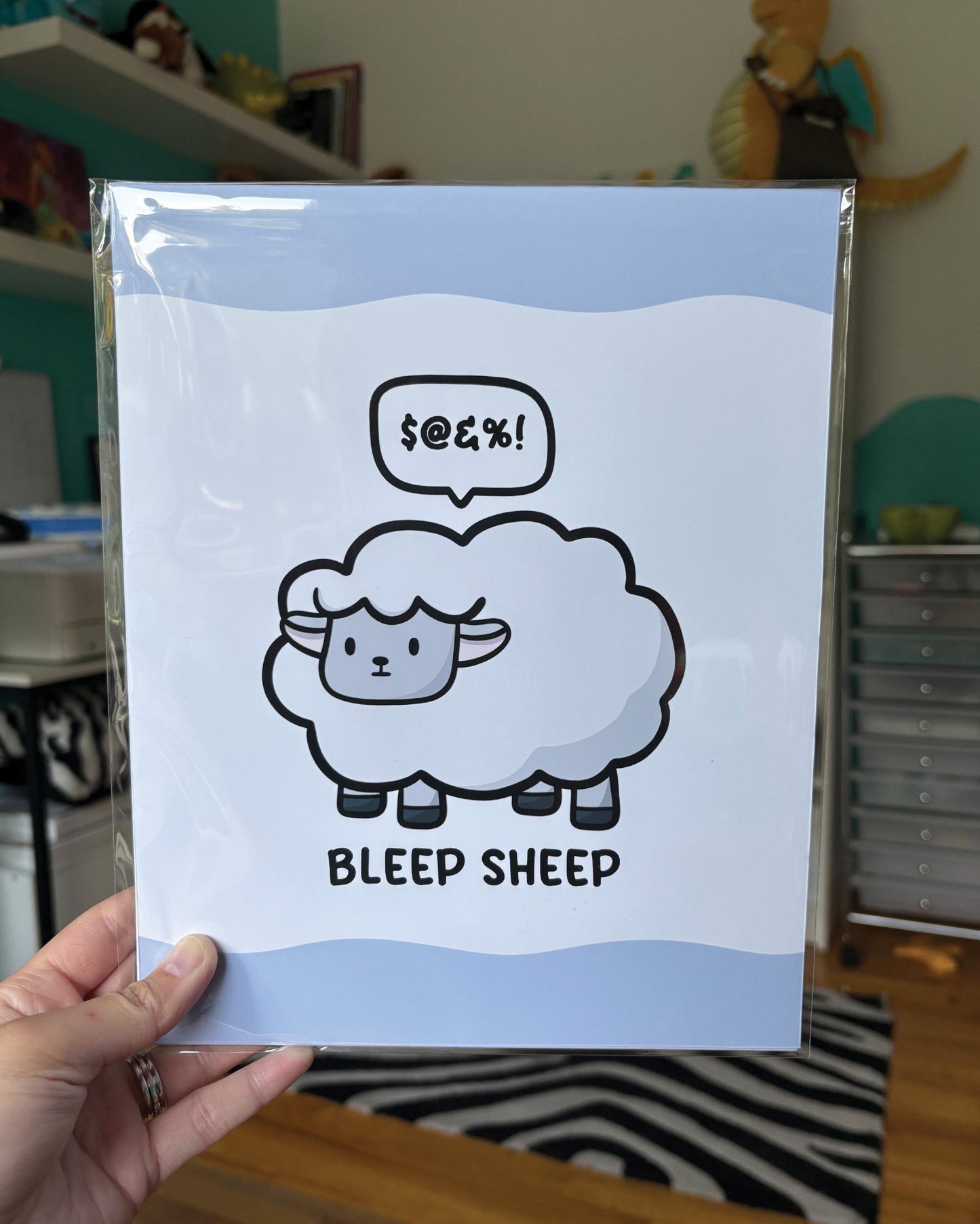 Bleep Sheep 8x10 Print