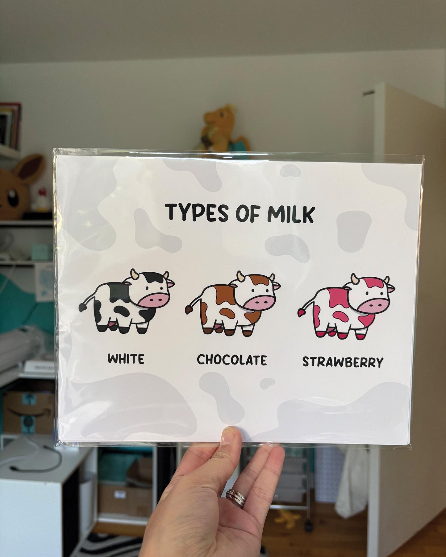 Types of Milk 8x10 Print