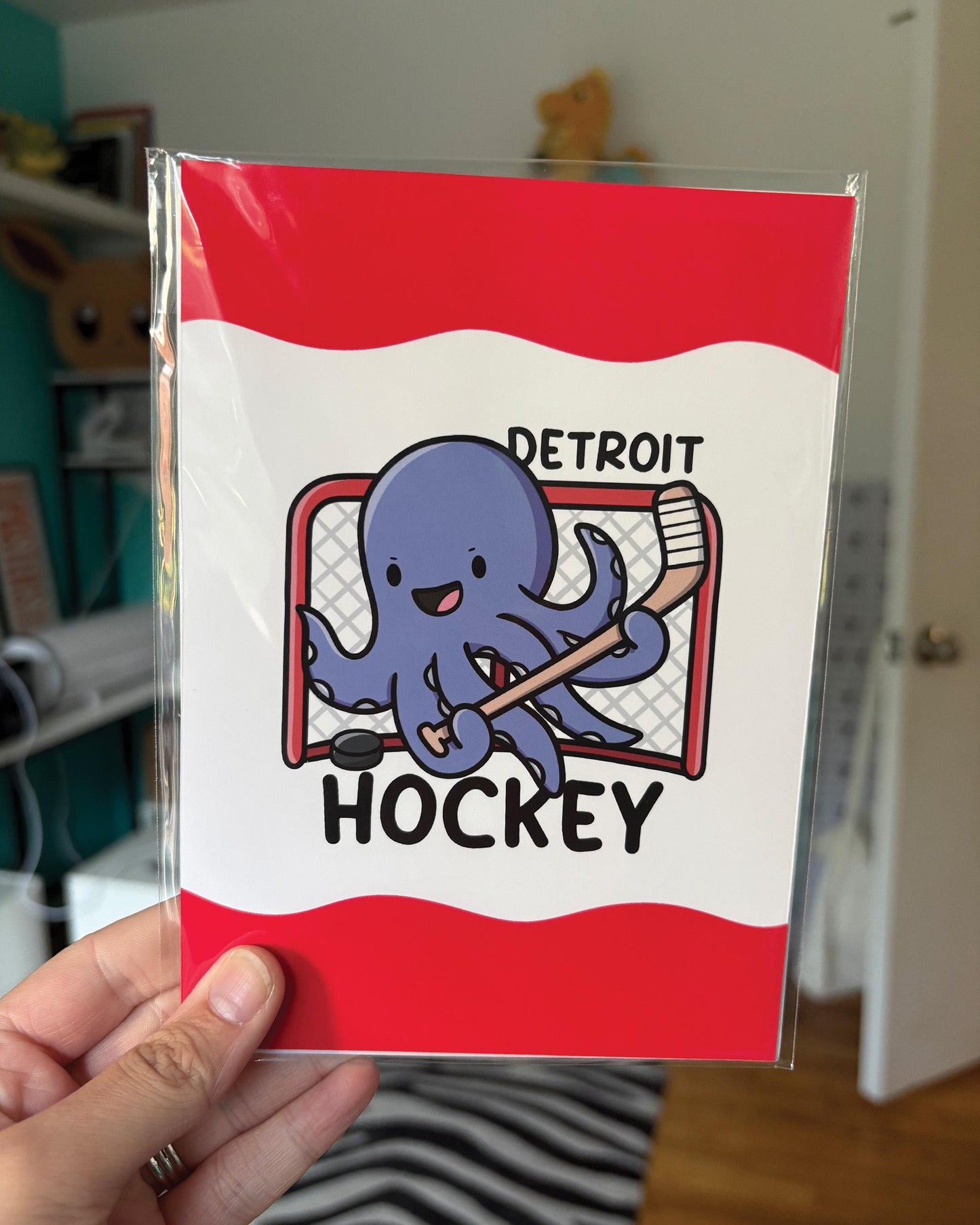 Michigan Hockey 5x7 Print