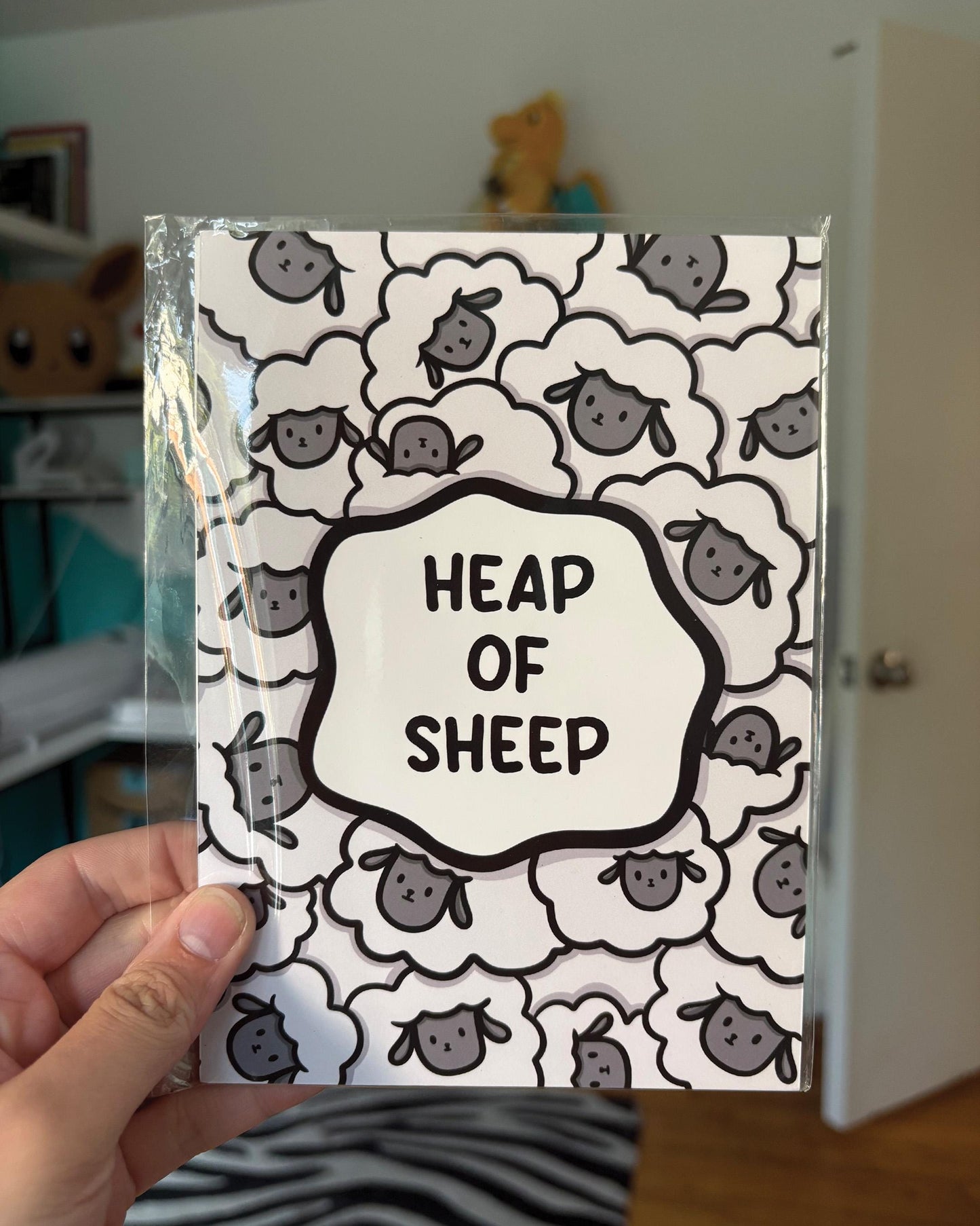 Heap of Sheep 5x7 Print