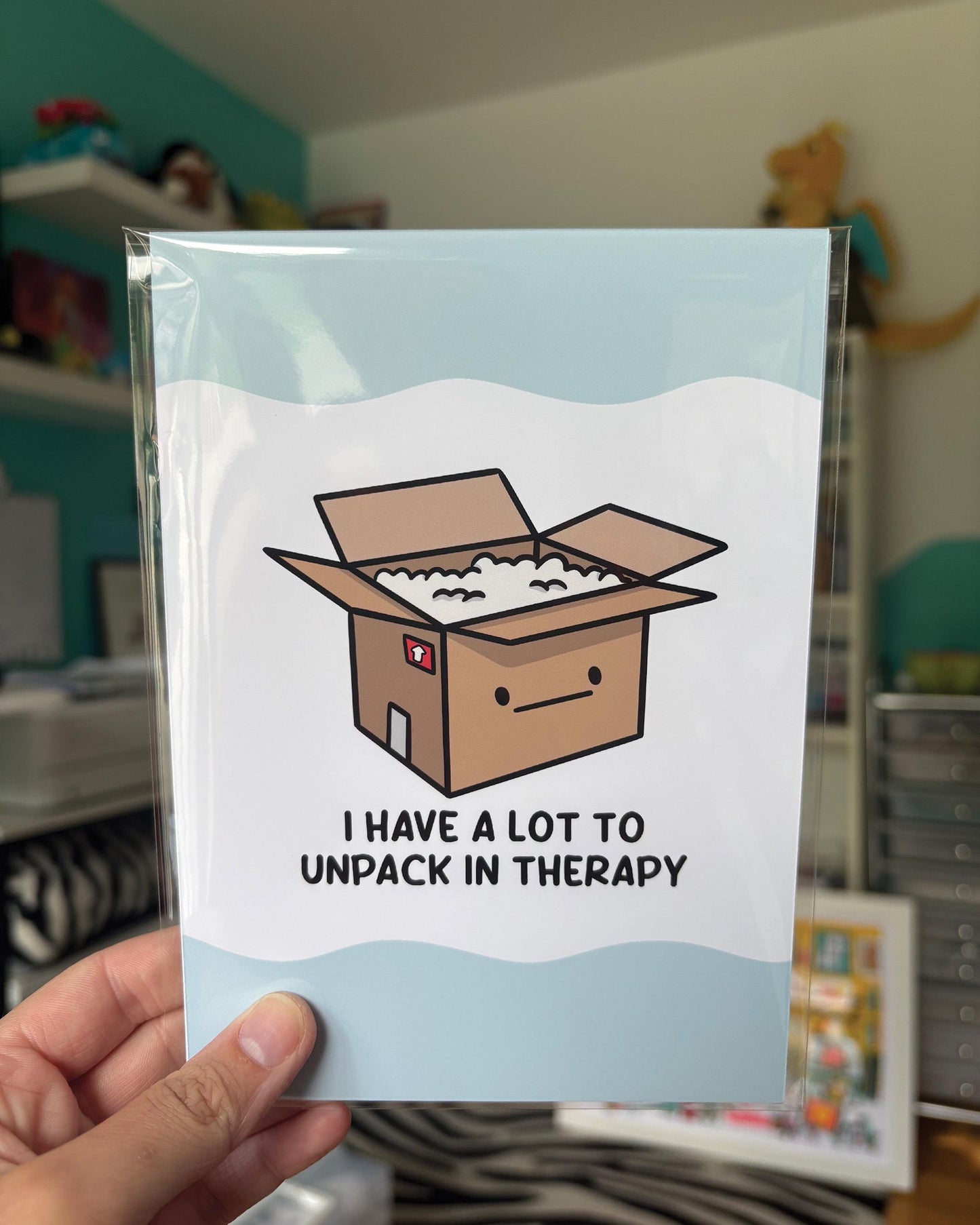 I Have a Lot to Unpack In Therapy 5x7 Print