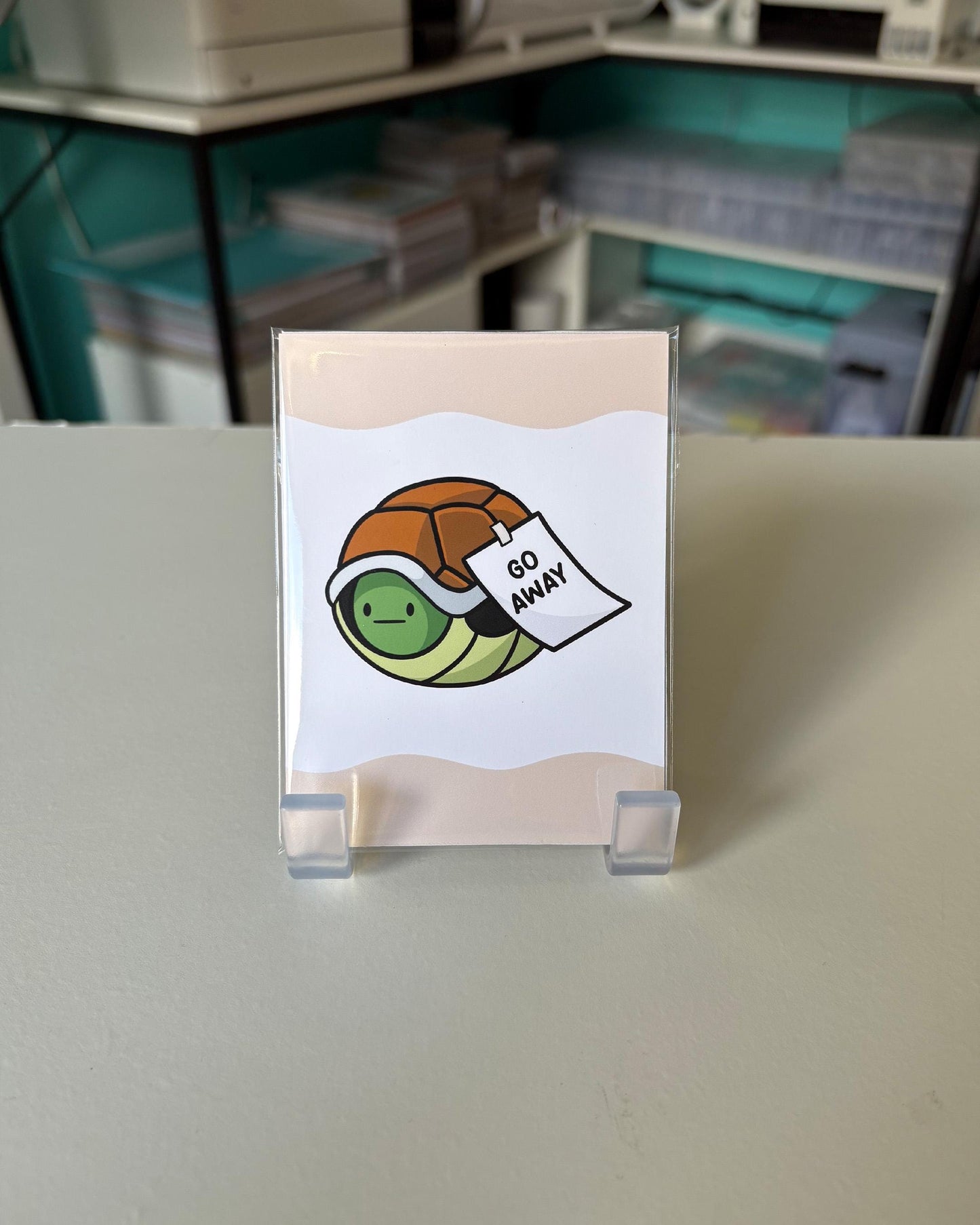 Go Away 3x4 Print