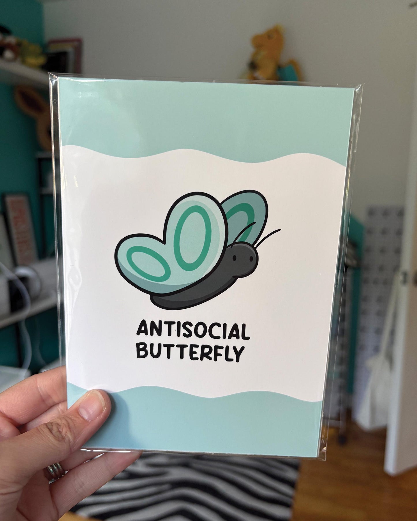 Antisocial Butterfly 5x7 Print