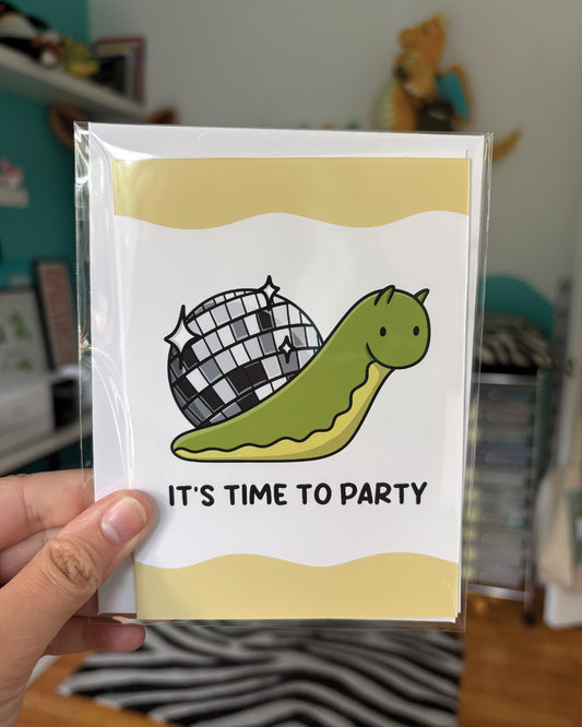 It's Time to Party Greeting Card