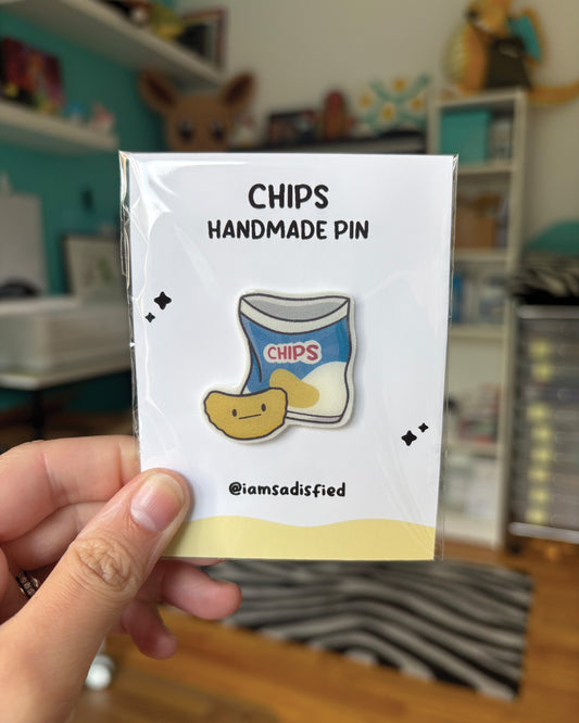 Chips Handmade Pin
