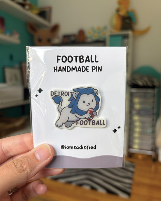 Michigan Football Handmade Pin