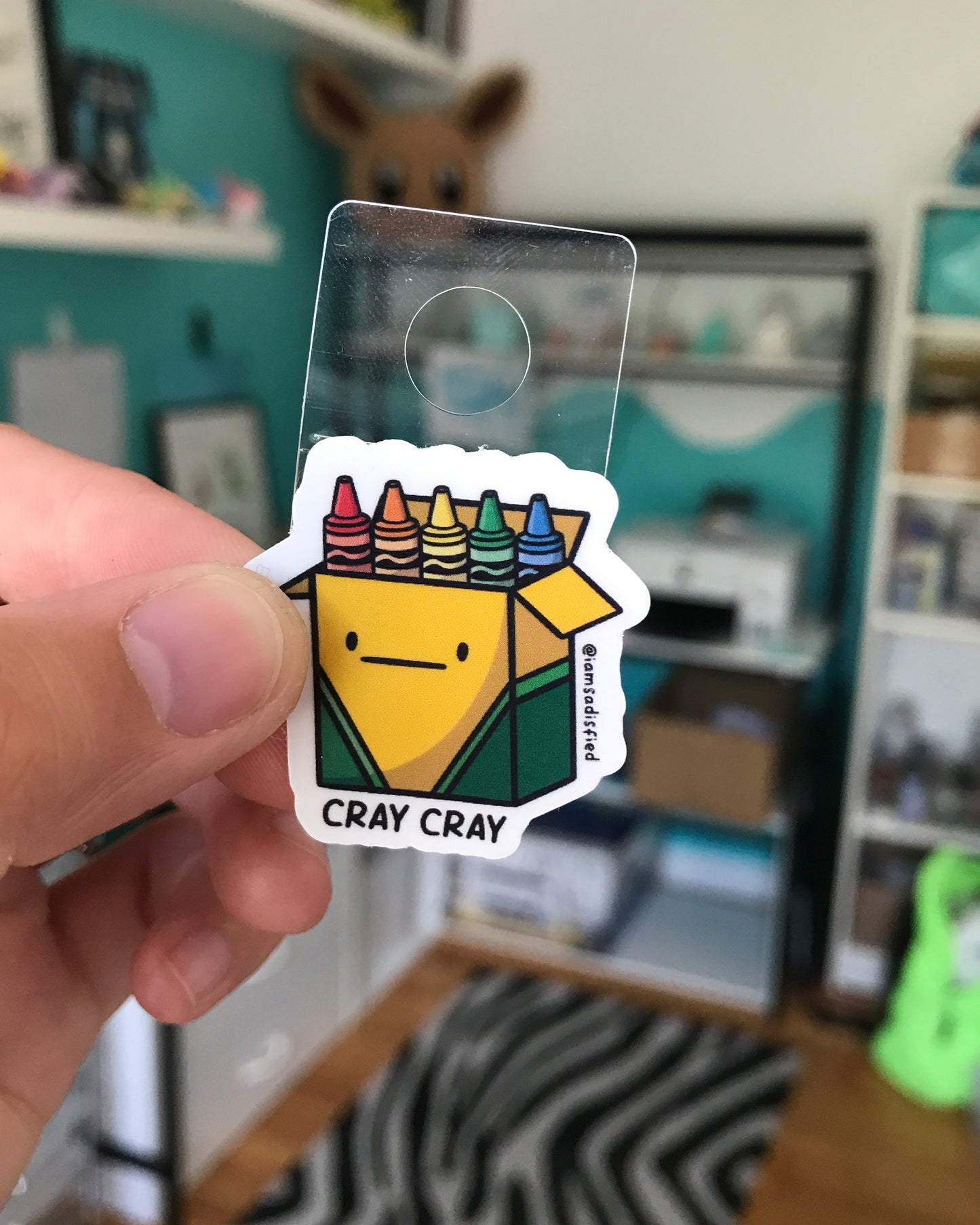 Cray Cray Mini Sticker