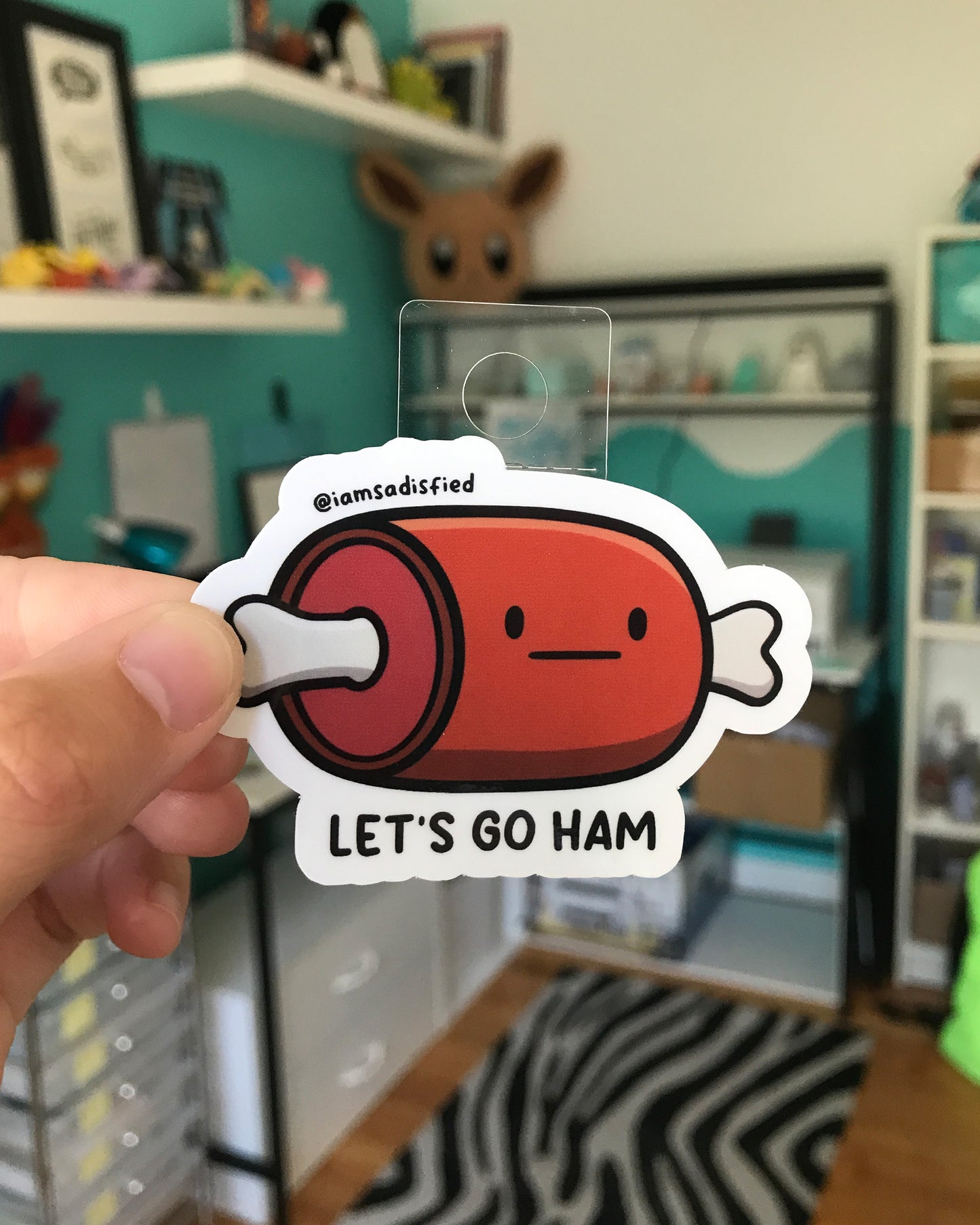 Let's Go Ham Sticker