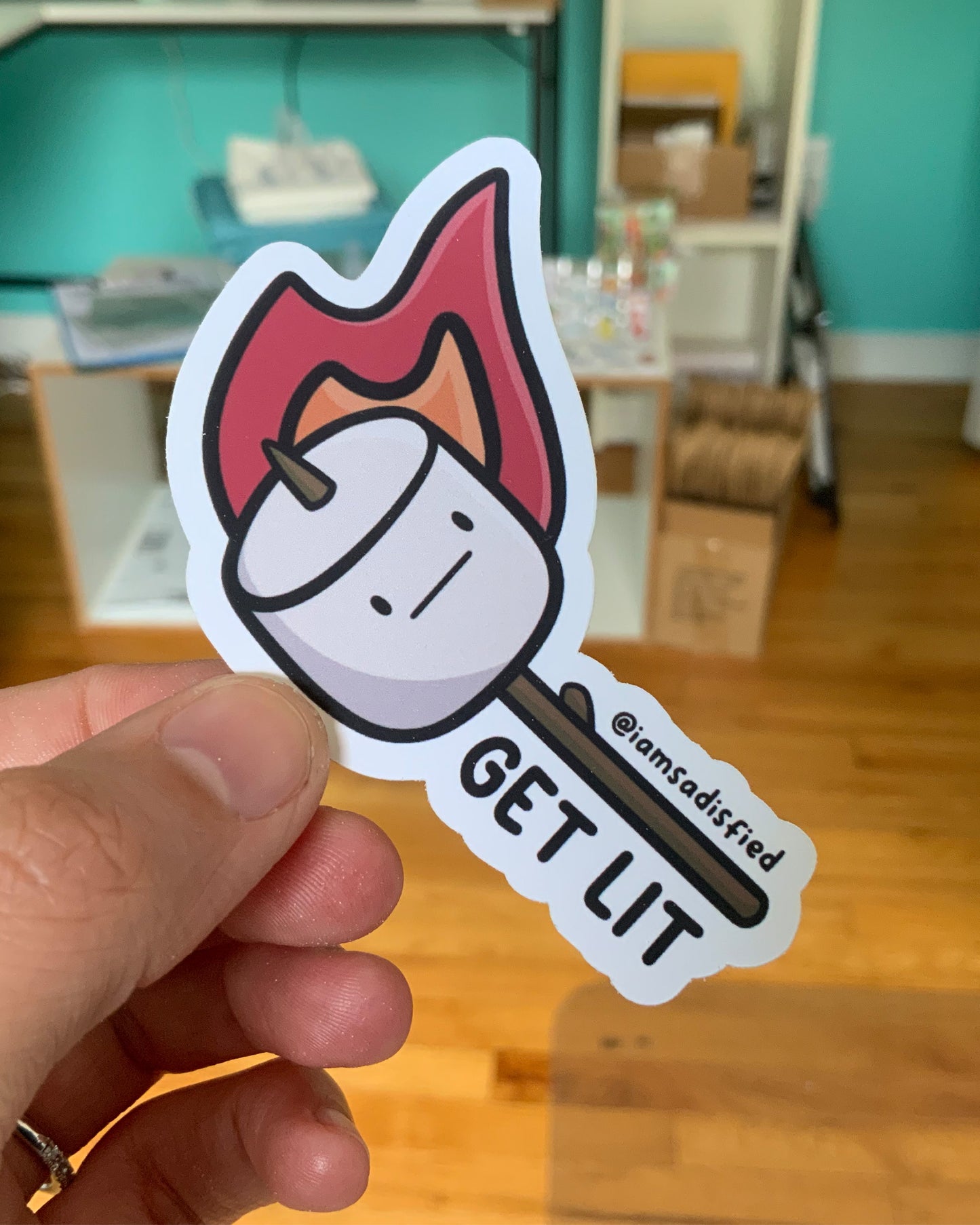 Get Lit Sticker