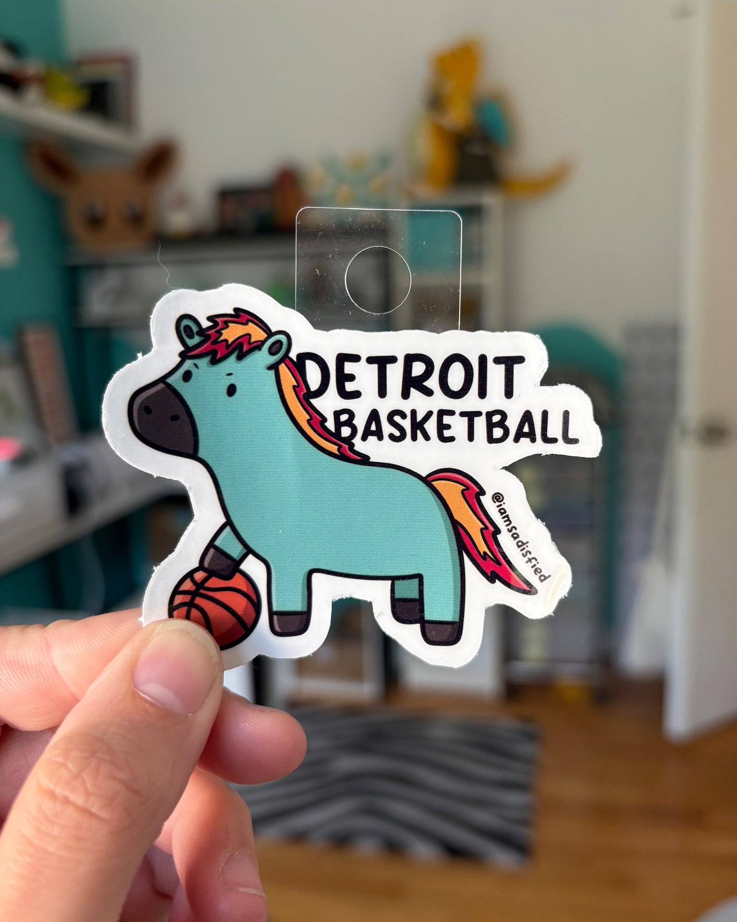 Michigan Basketball Sticker