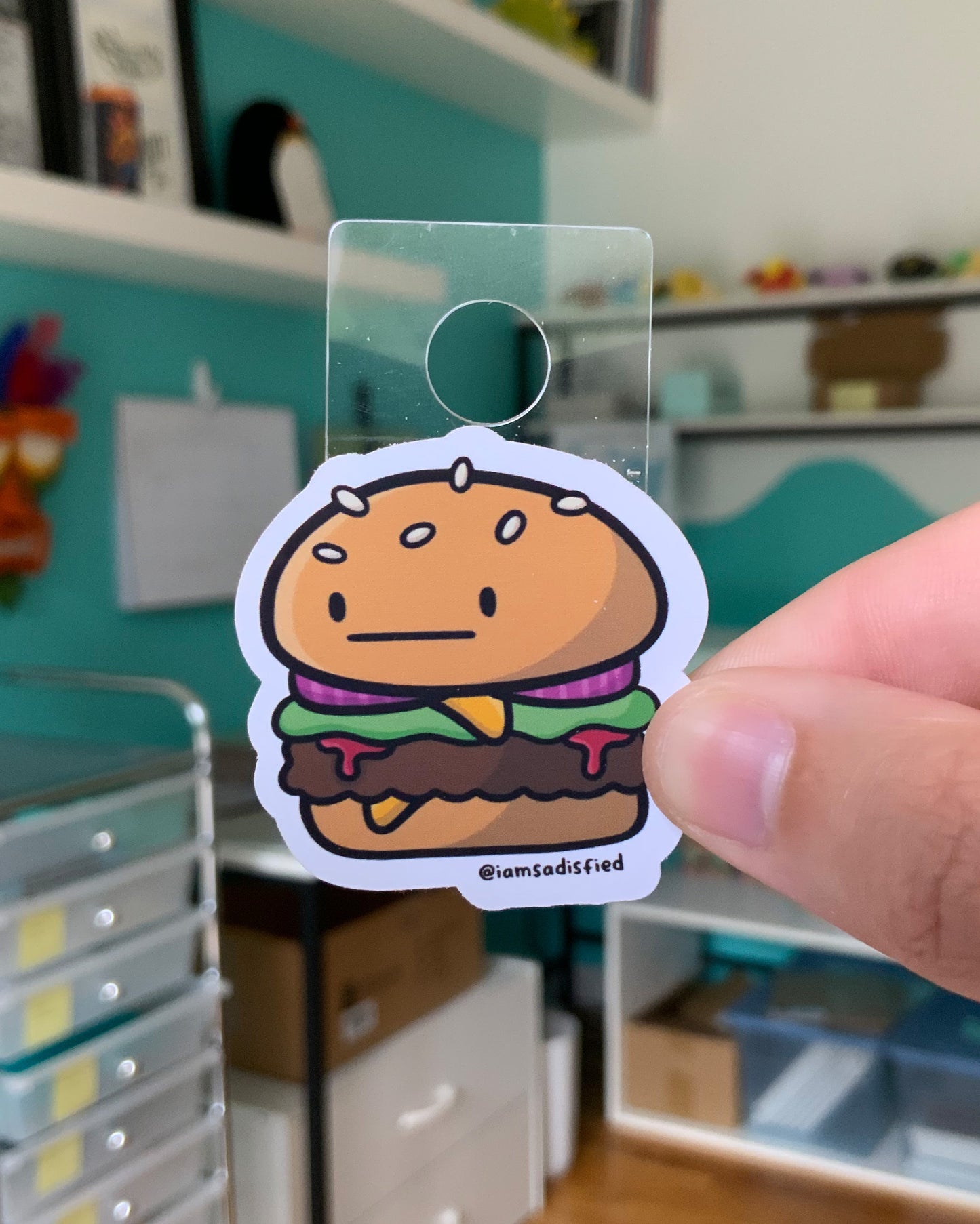 Burger Mini Sticker