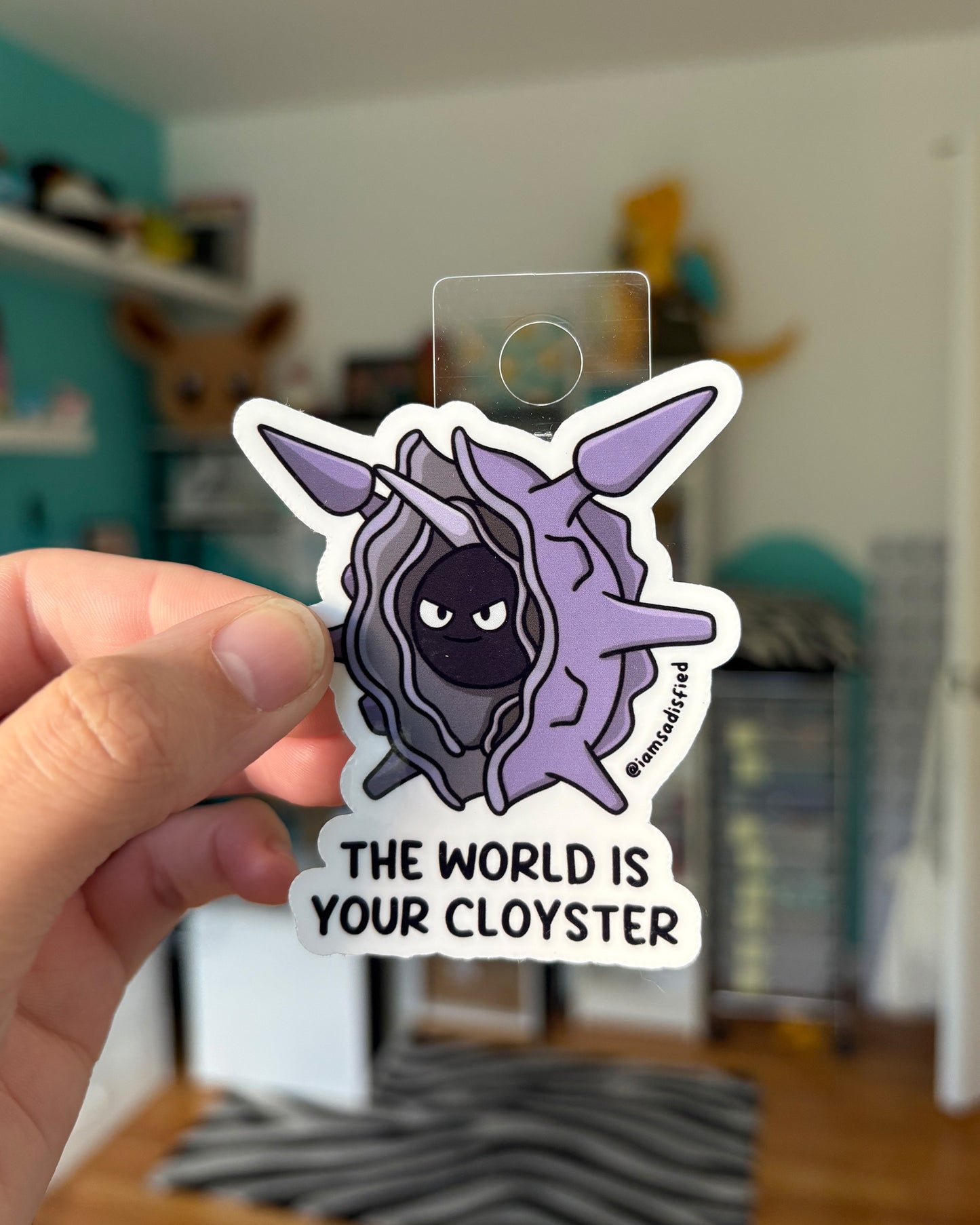 The World Is Your Cloyster Sticker