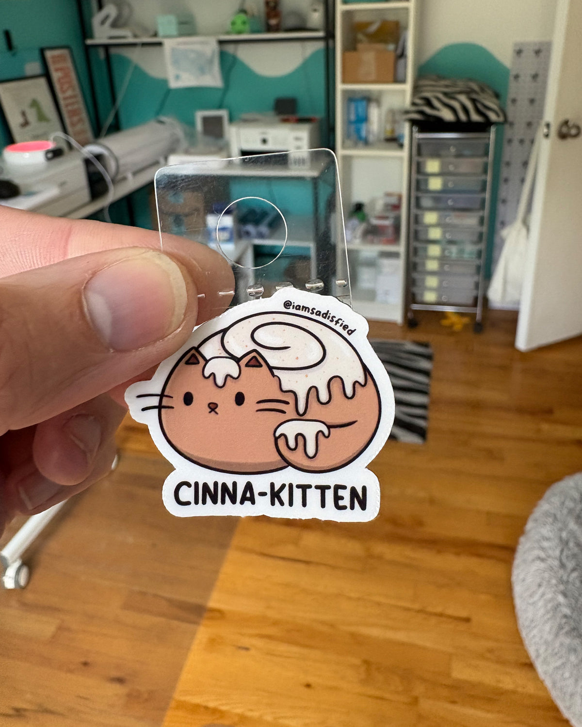 Cinna-kitten Mini Sticker