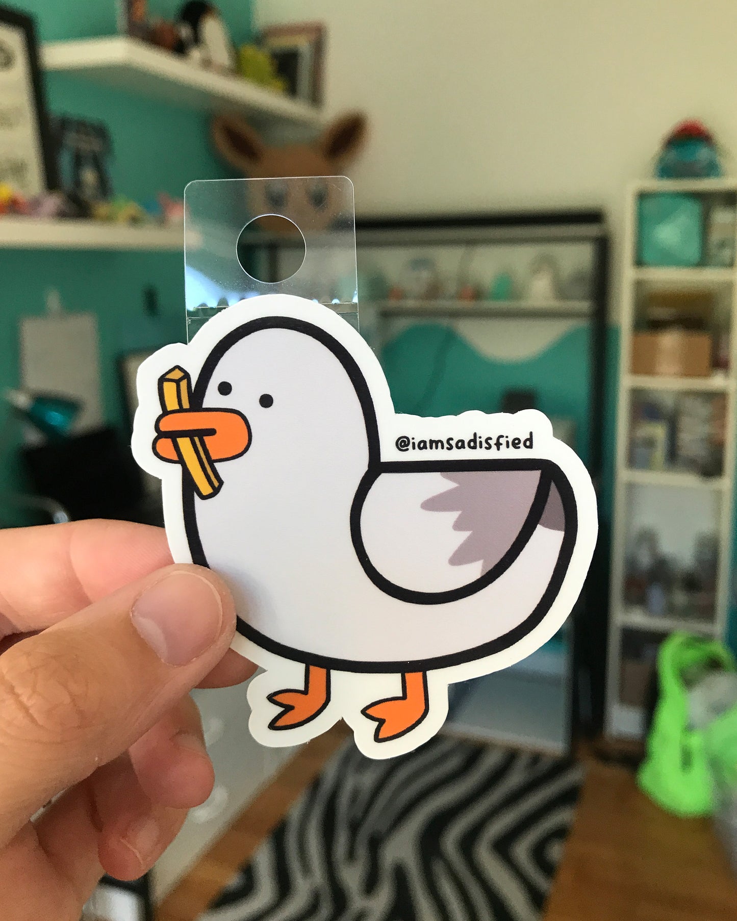 Seagull Fry to Go Sticker