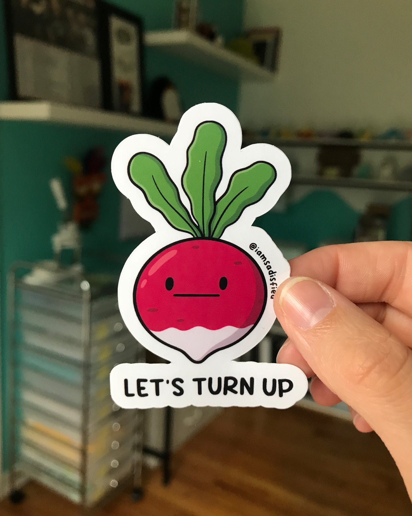 Let's Turn Up Sticker