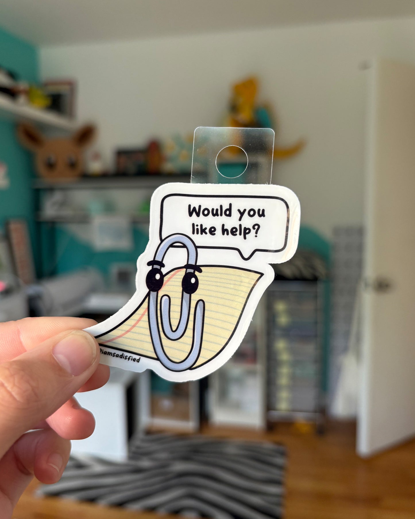 Helpful Paperclip Sticker