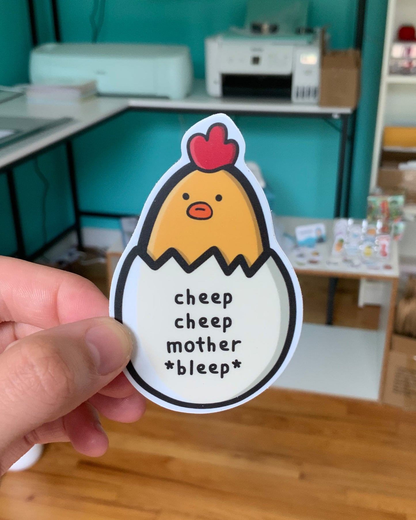 Cheep Cheep Mother Bleep Sticker